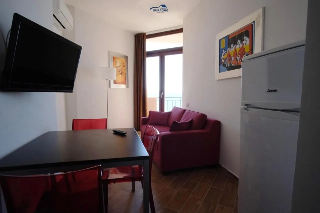 Living room in Nuraghe Apartments