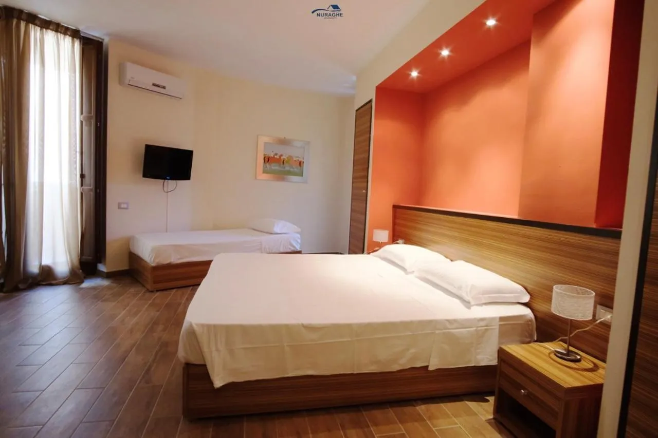 Bedroom, Bed in Nuraghe Apartments