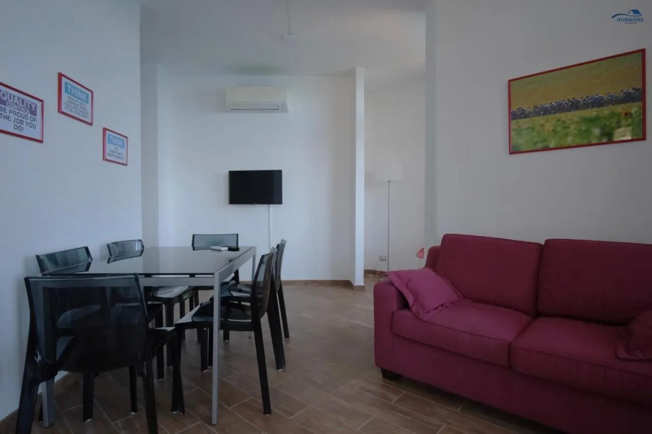 Living room in Nuraghe Apartments