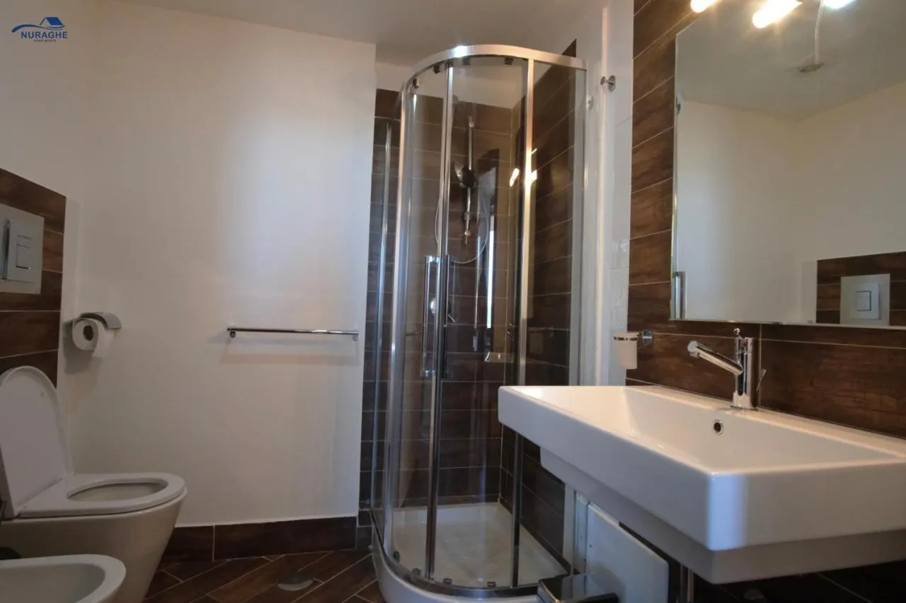Bathroom in Nuraghe Apartments