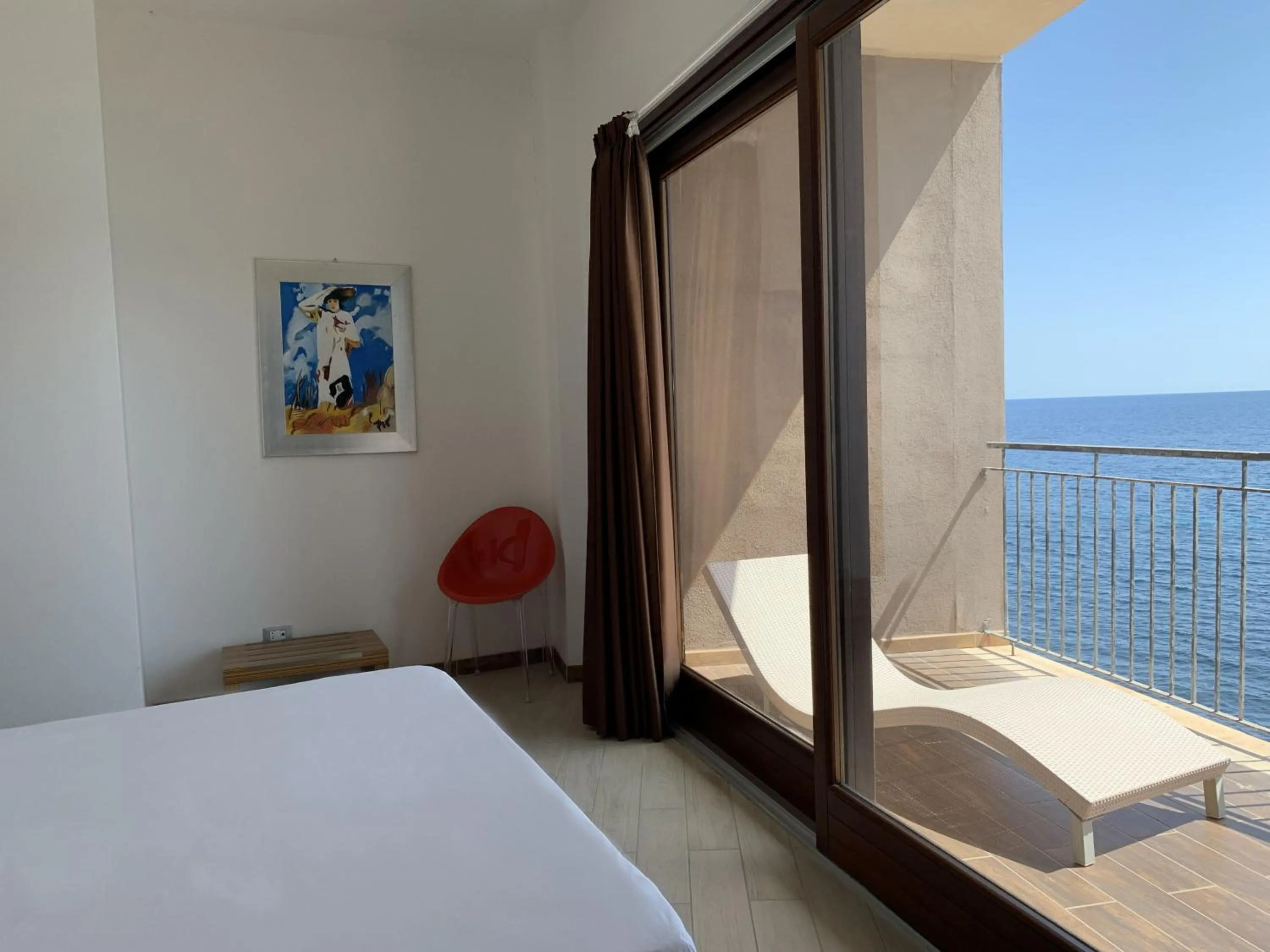 Bed in Nuraghe Apartments