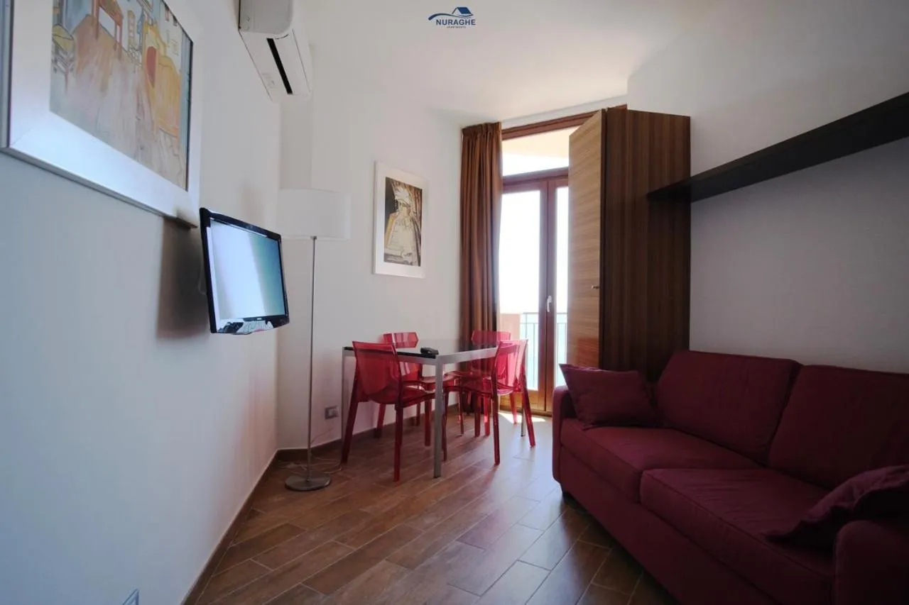 Living room in Nuraghe Apartments