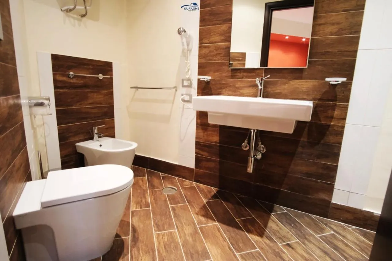 Bathroom in Nuraghe Apartments