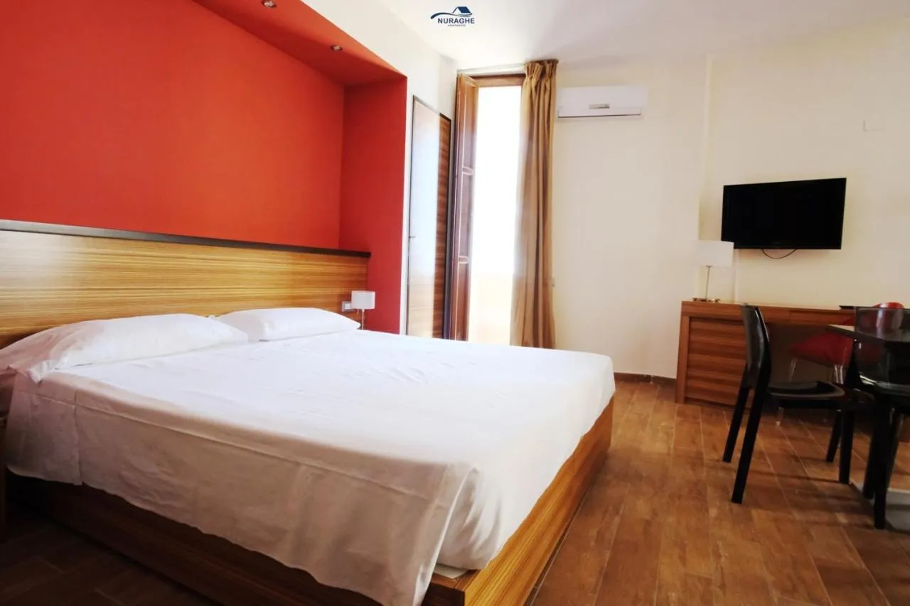 Bedroom, Bed in Nuraghe Apartments