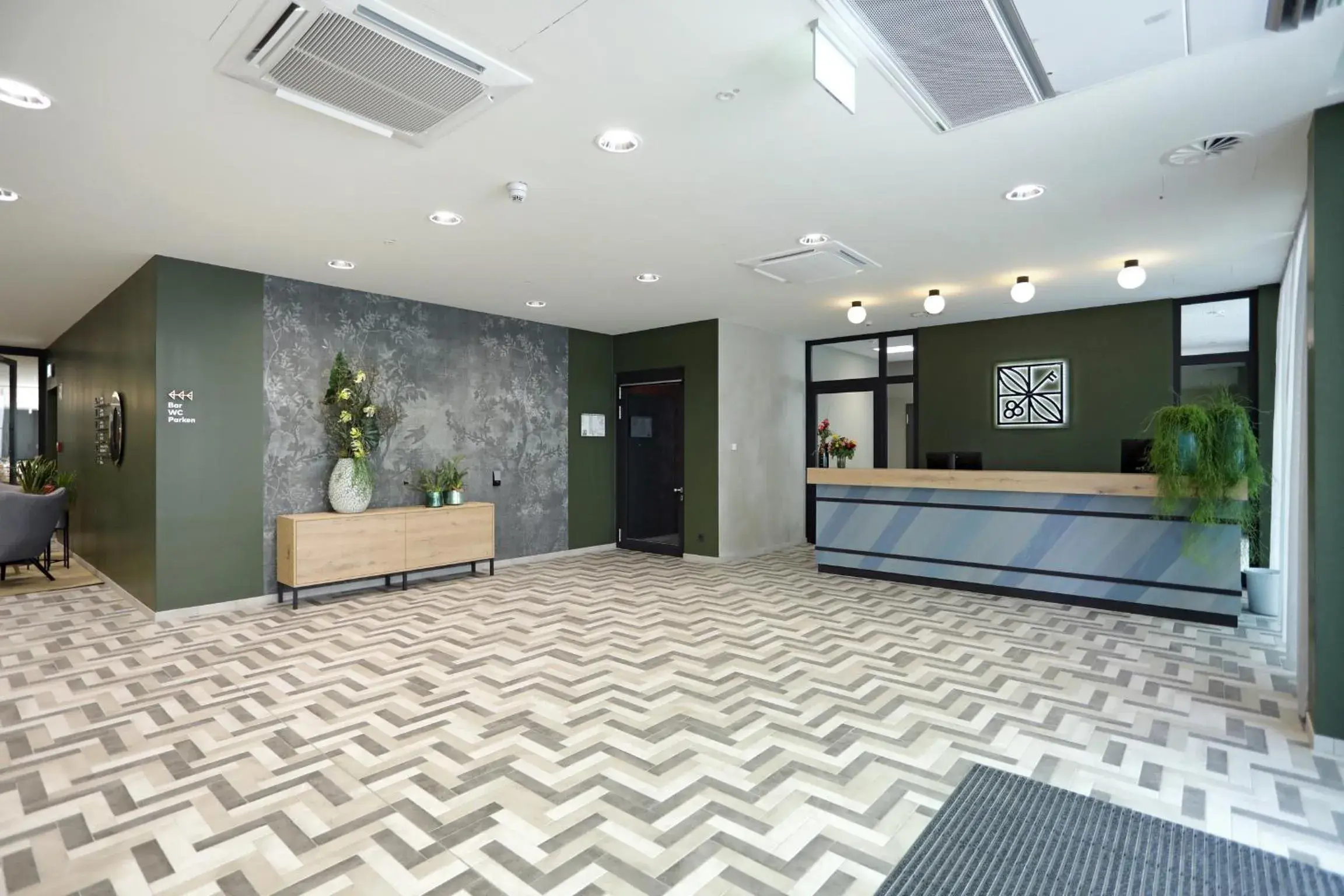 Lobby or reception in sander Hotel Lobby or reception in sander Hotel