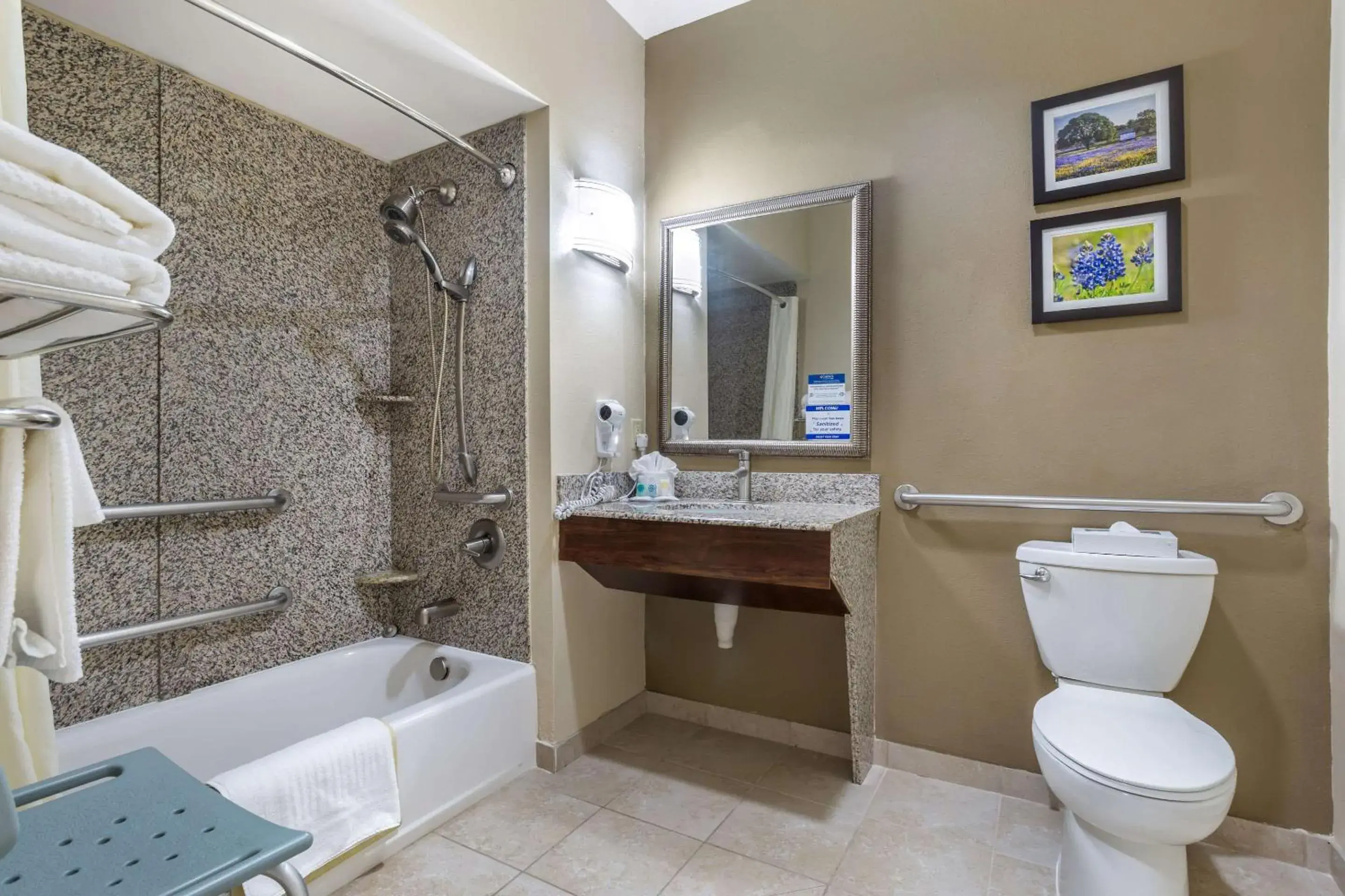 Bedroom in Comfort Suites Old Town Spring Bedroom in Comfort Suites Old Town Spring