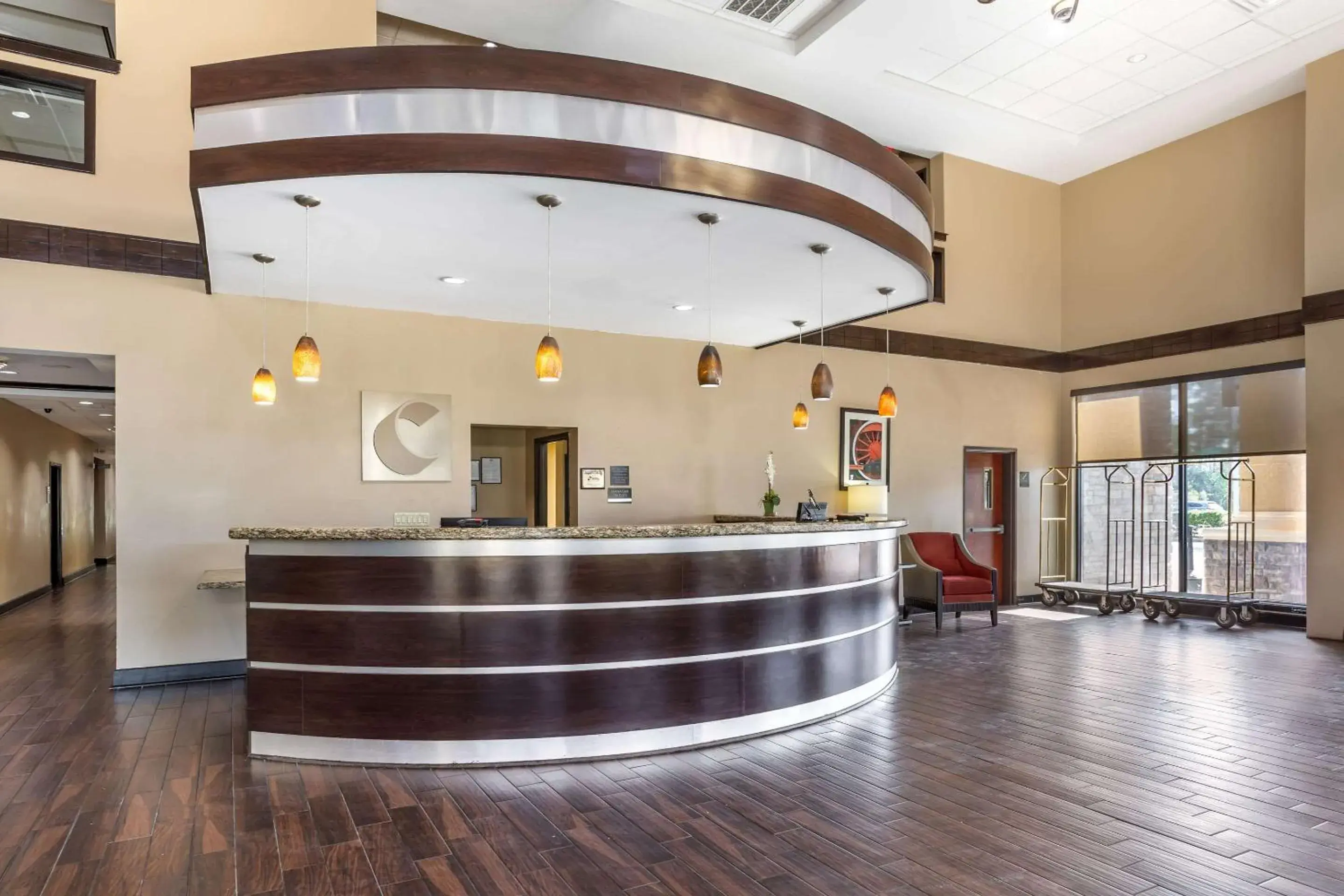 Lobby or reception in Comfort Suites Old Town Spring Lobby or reception in Comfort Suites Old Town Spring
