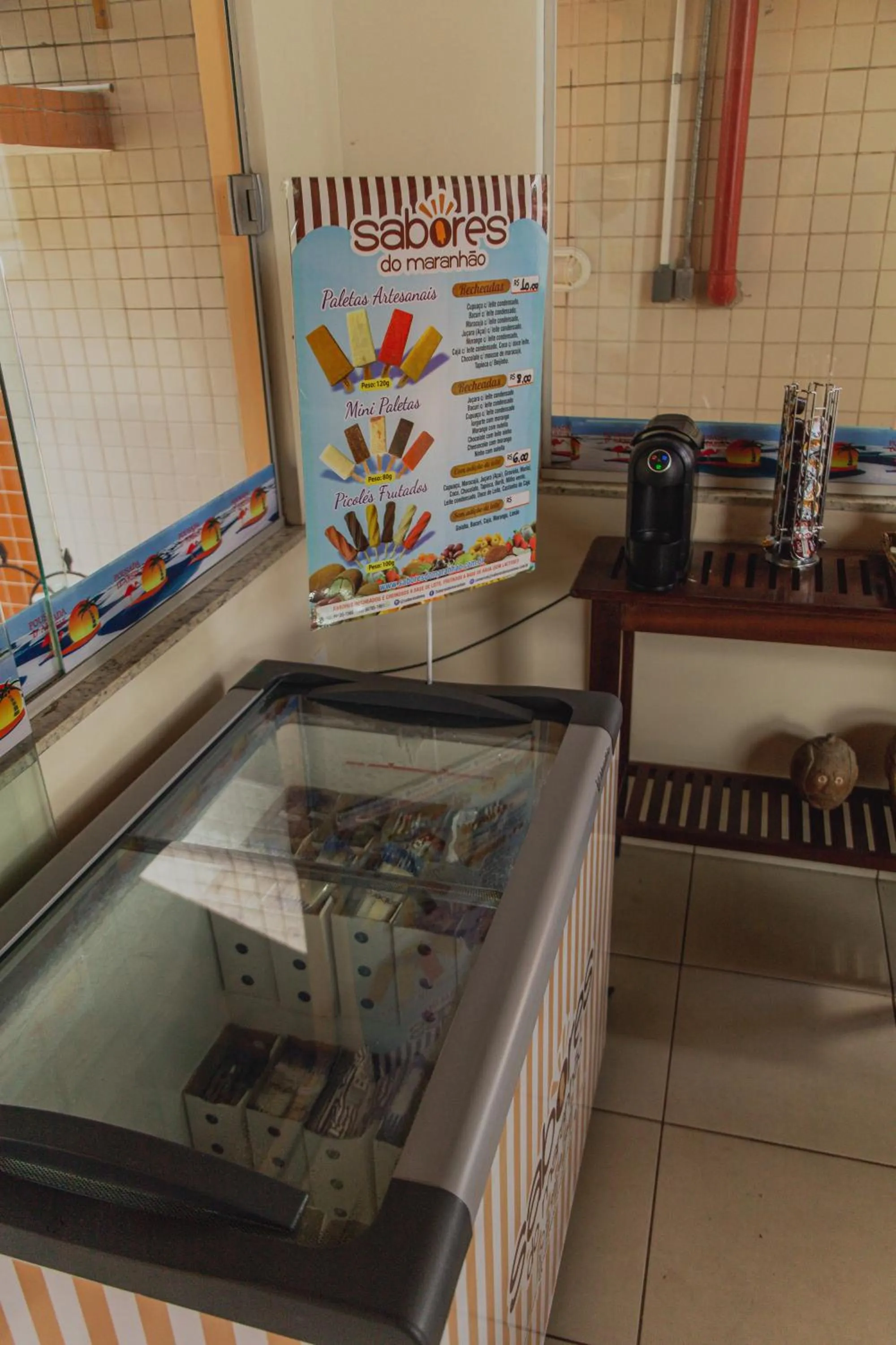 Food and drinks in Pousada D' Areia