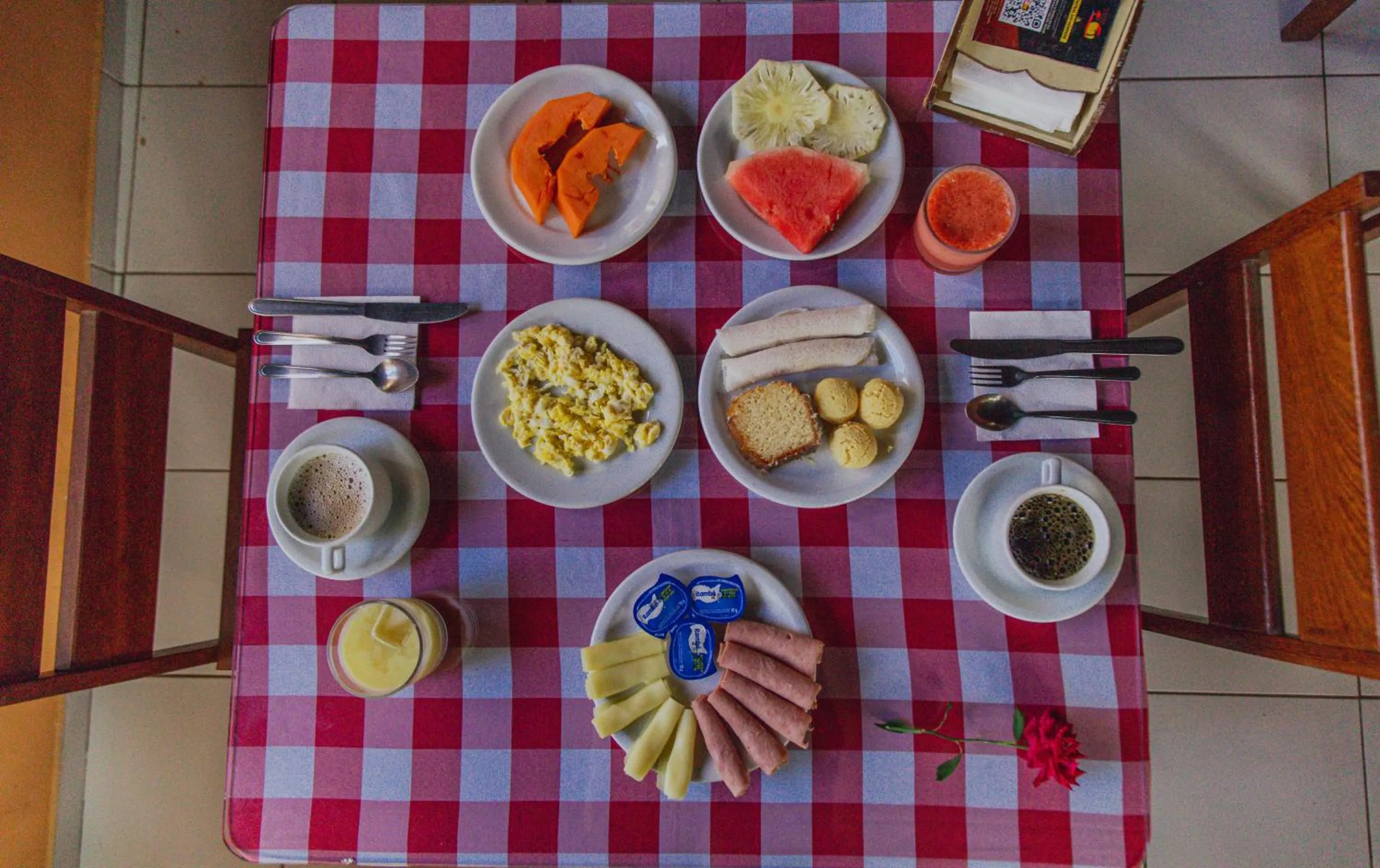 Food and drinks in Pousada D' Areia