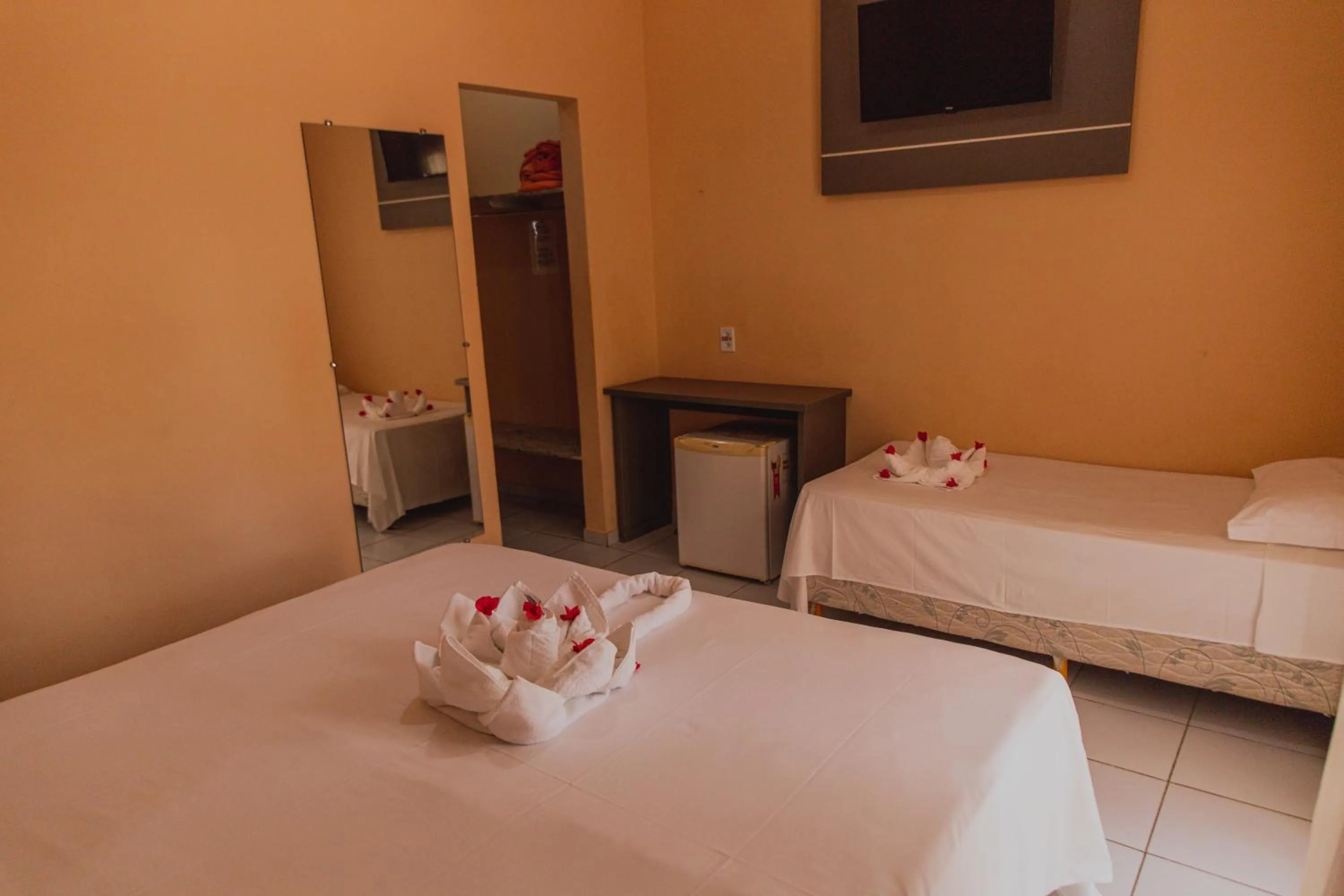 Bed in Pousada D' Areia