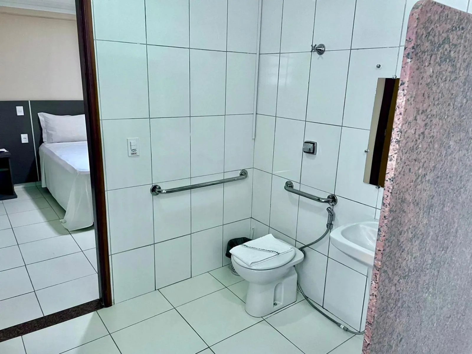 Bathroom in Pousada D' Areia