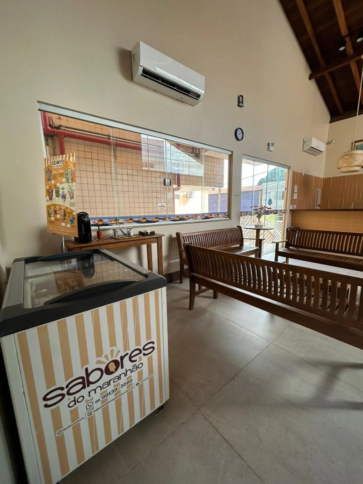 Lobby or reception in Pousada D' Areia