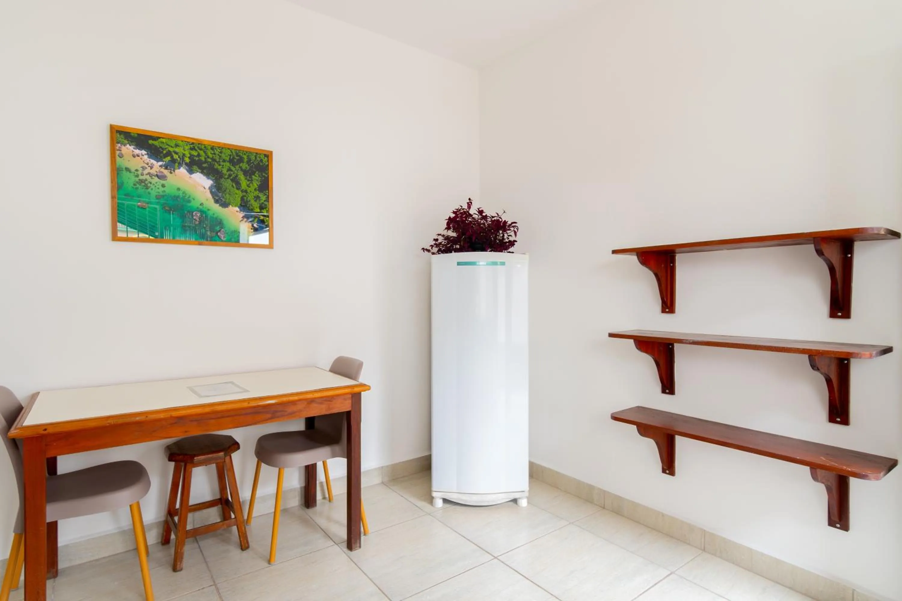 kitchen in Chalés Canoas Ubatuba