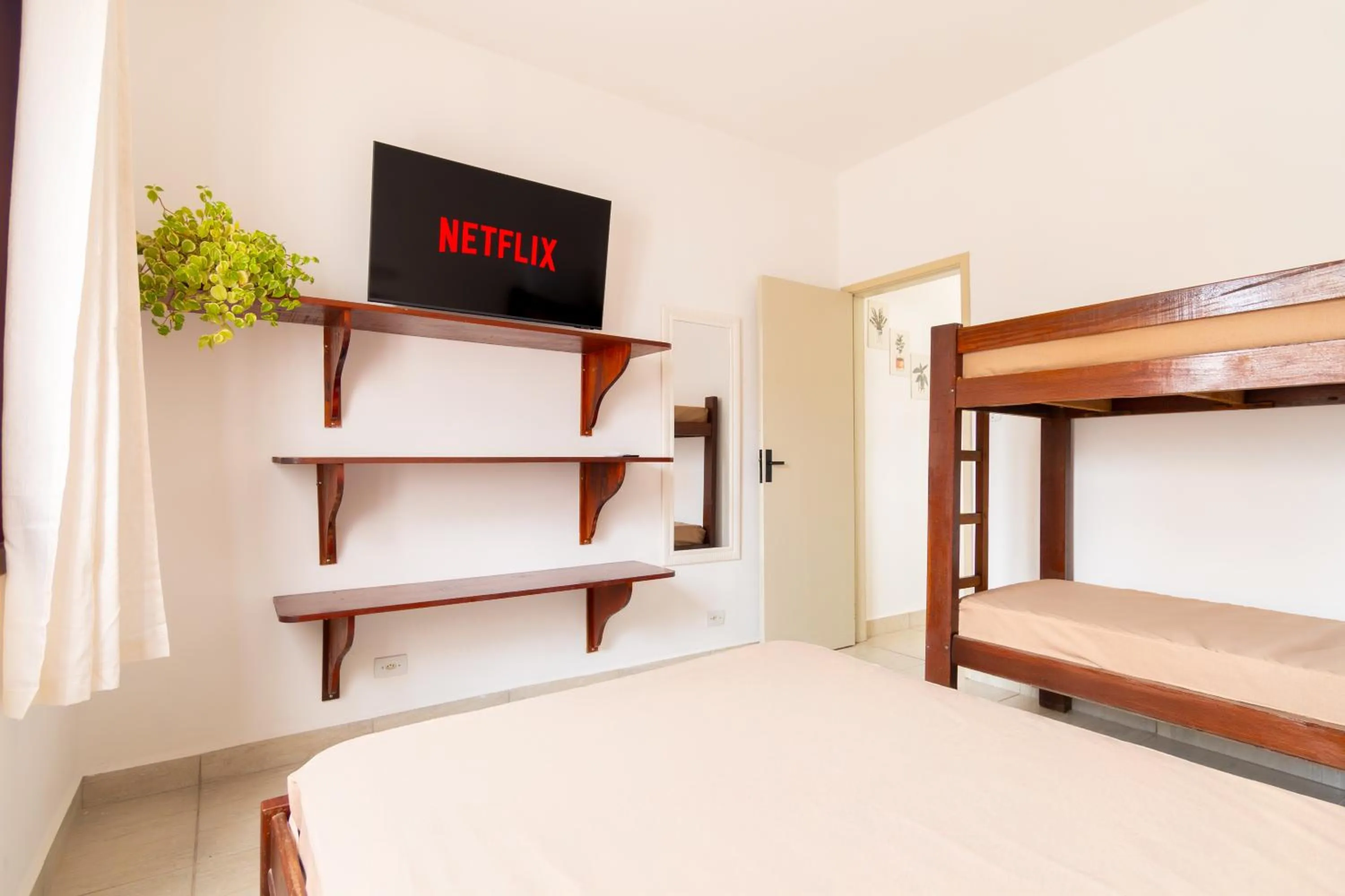 Bedroom, Bed in Chalés Canoas Ubatuba