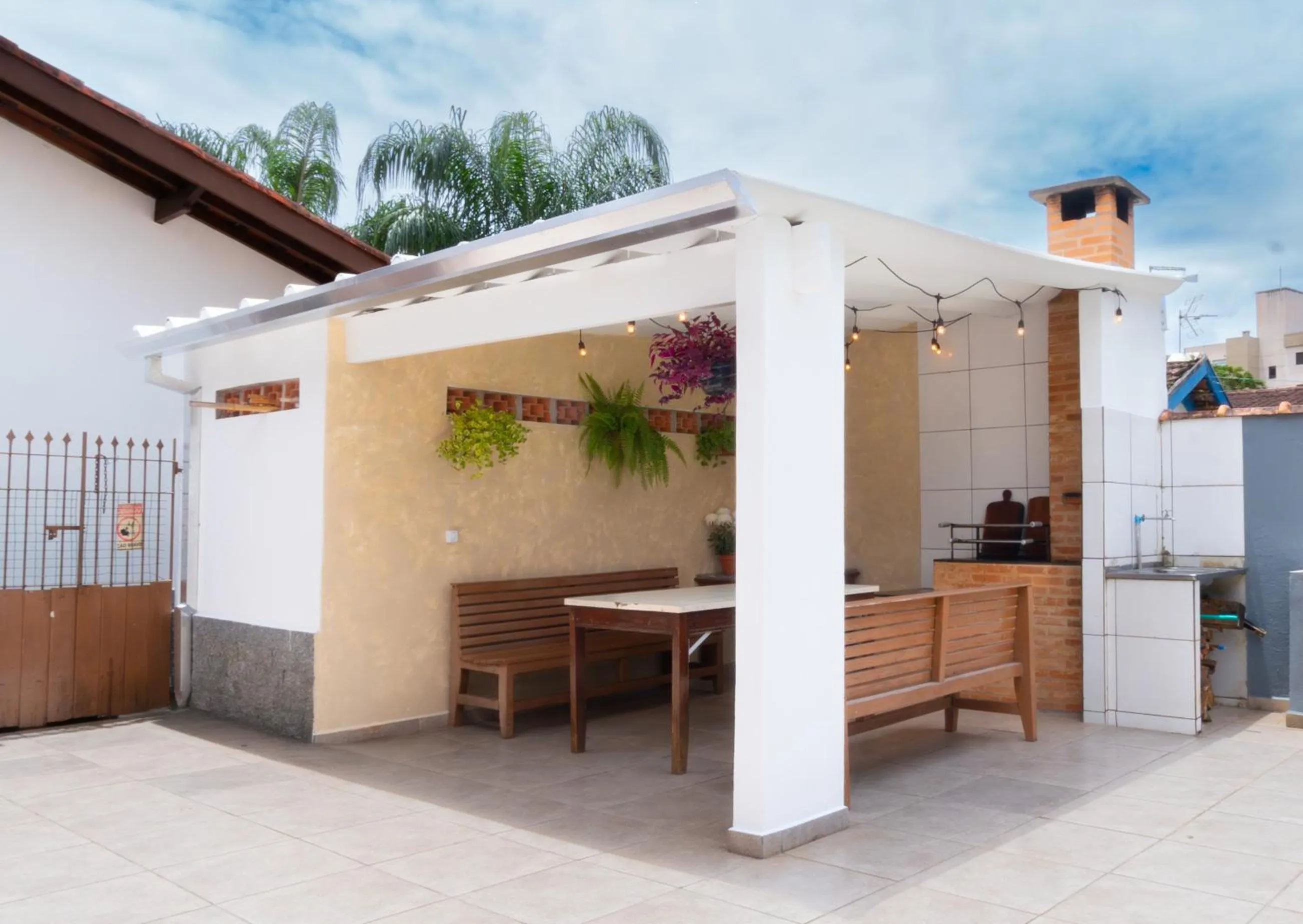 BBQ facilities in Chalés Canoas Ubatuba