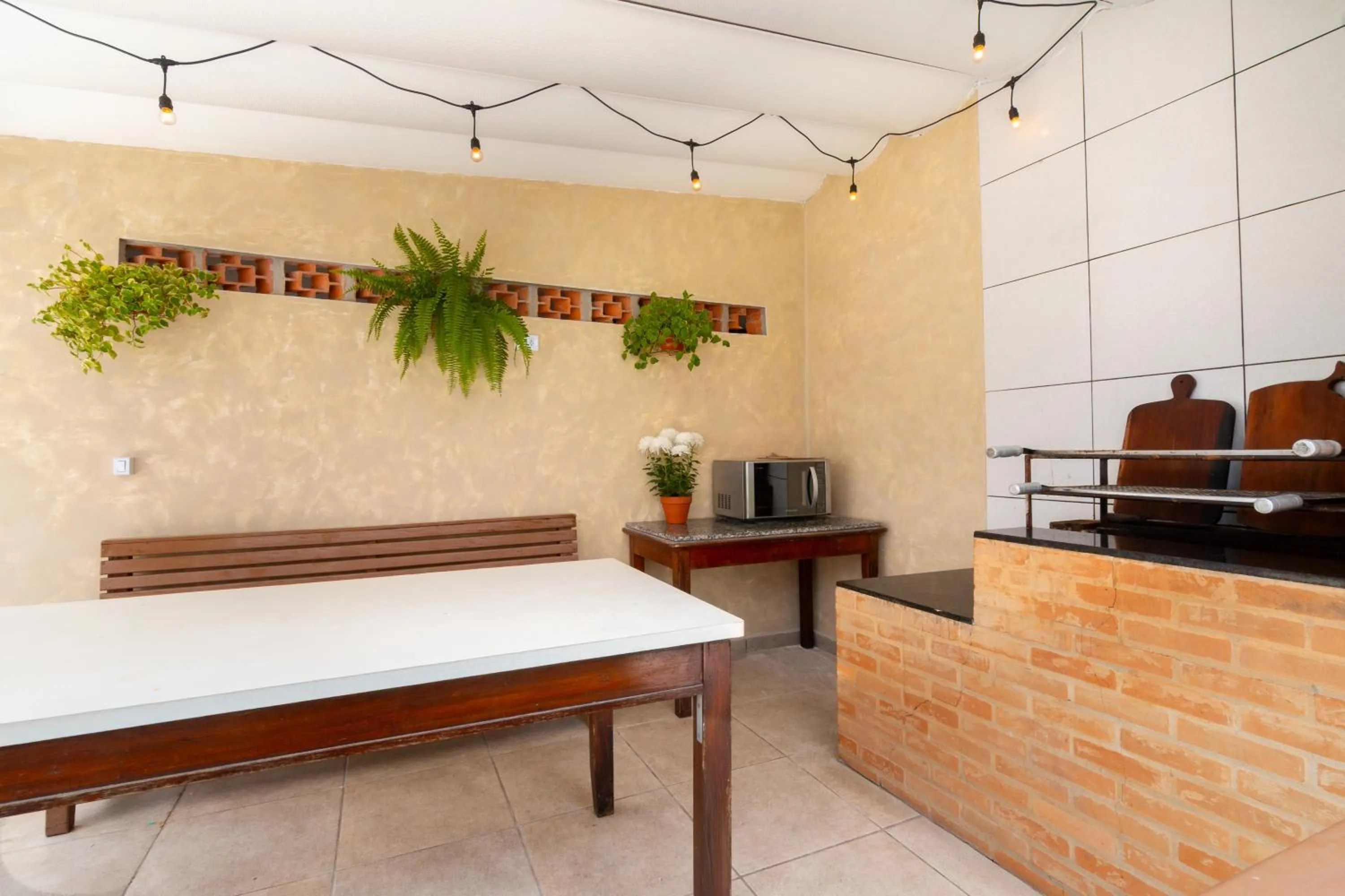 BBQ facilities in Chalés Canoas Ubatuba