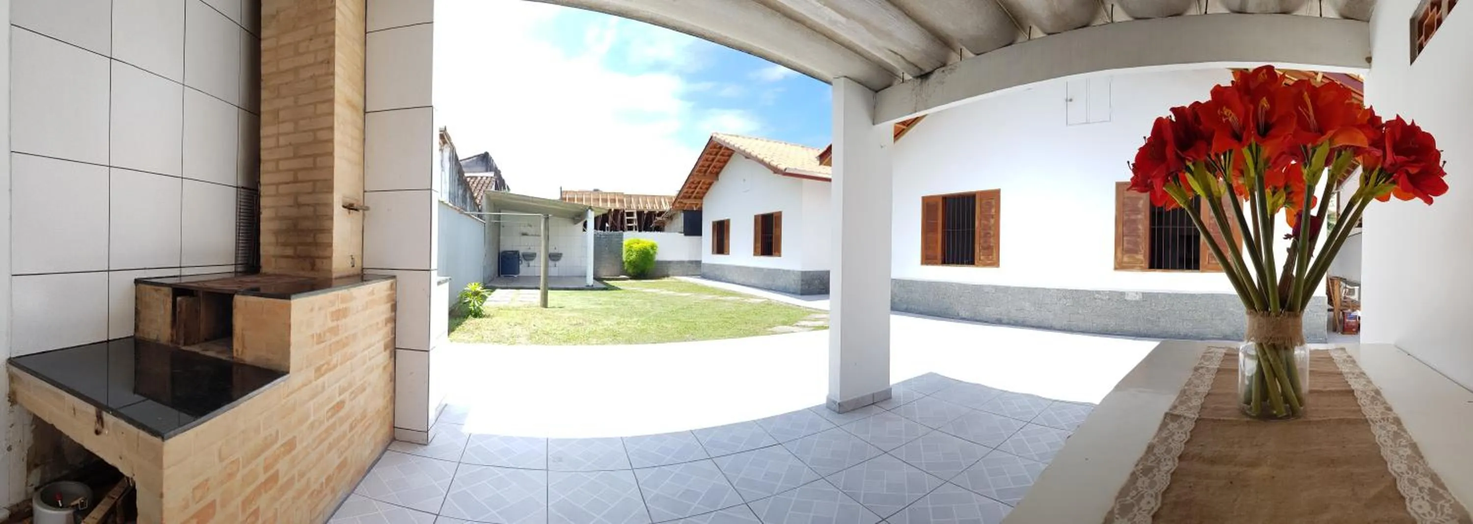 BBQ facilities in Chalés Canoas Ubatuba
