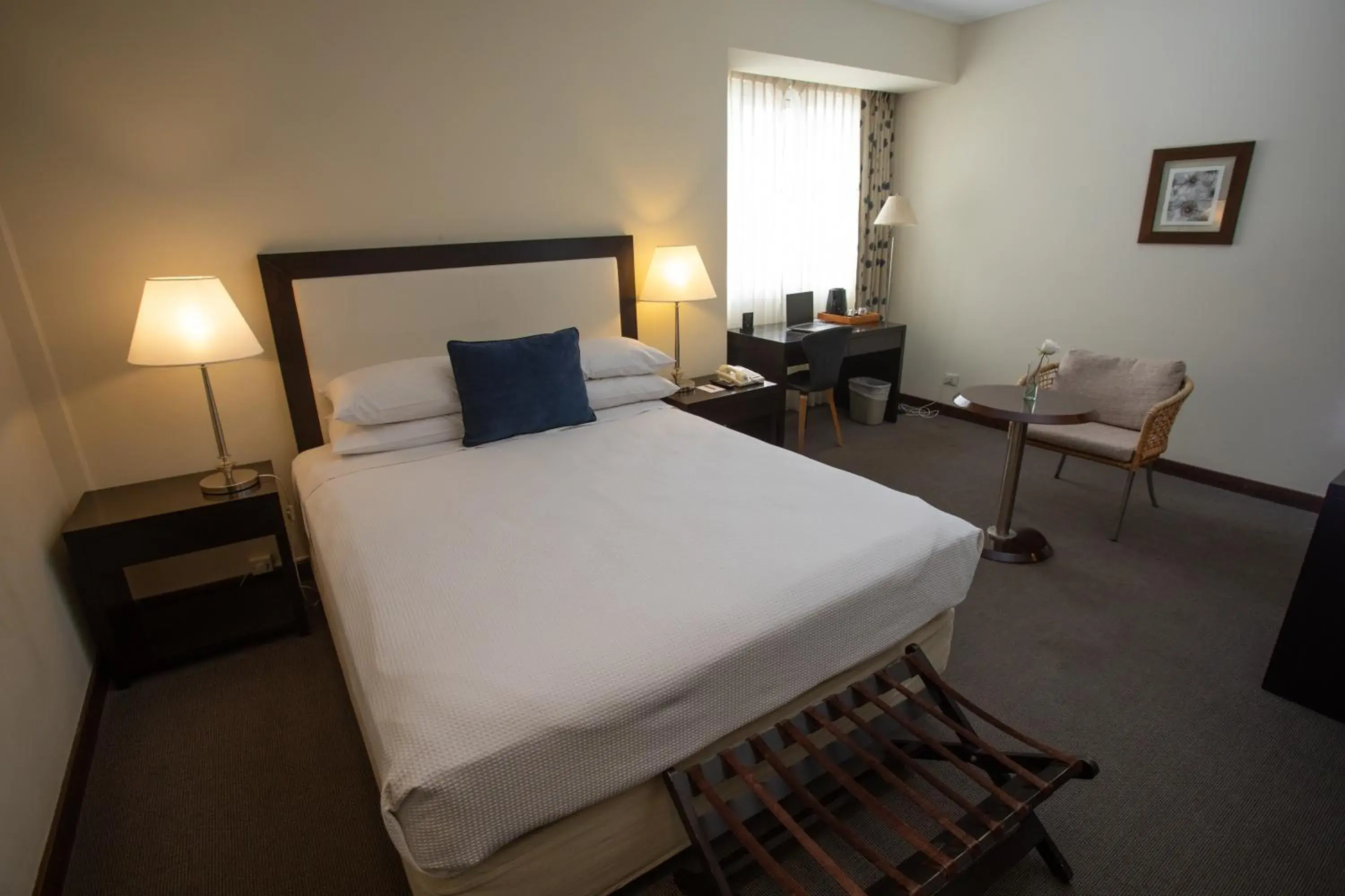 Bedroom, Bed in Hotel Península Valdés Bedroom, Bed in Hotel Península Valdés