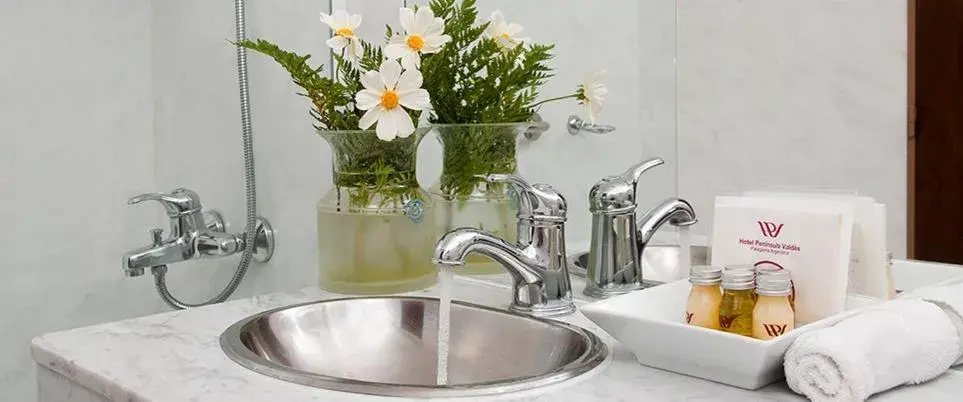 Bathroom in Hotel Península Valdés Bathroom in Hotel Península Valdés