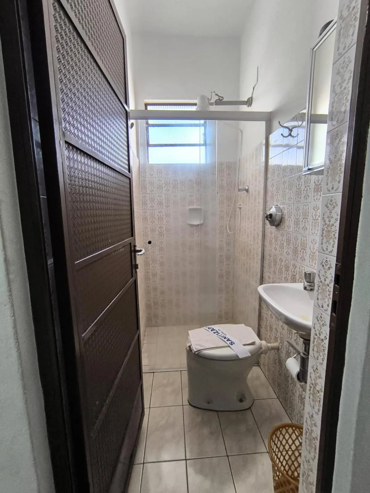 Bathroom in Hotel Js