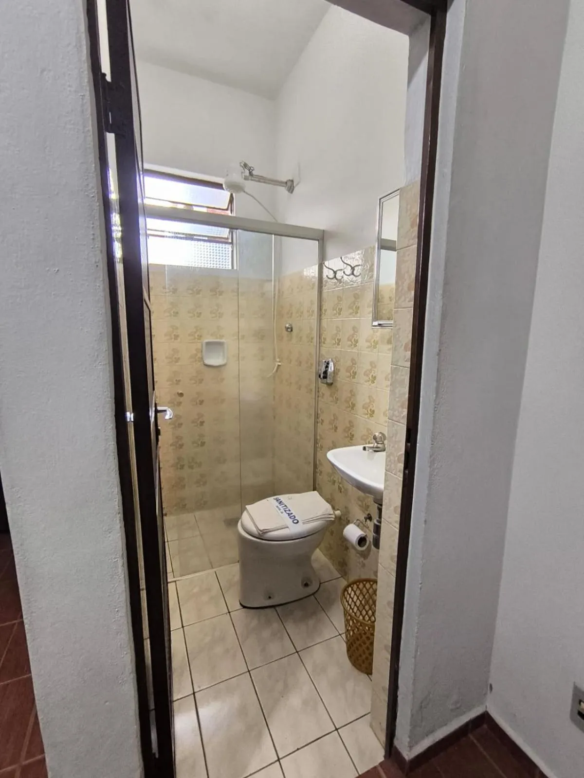 Bathroom in Hotel Js