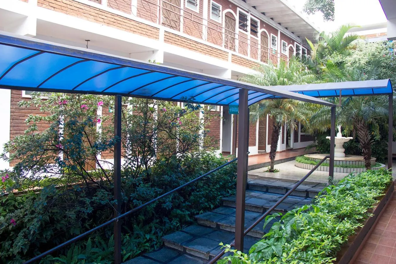 Garden view in Hotel Js