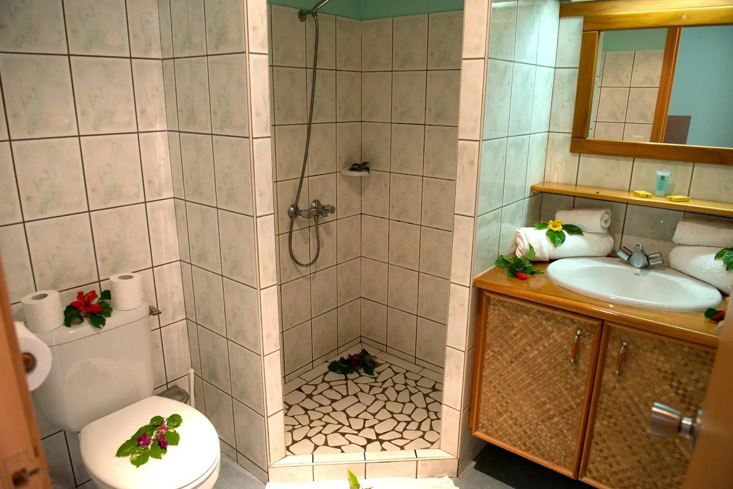 Shower in Hotel Hibiscus