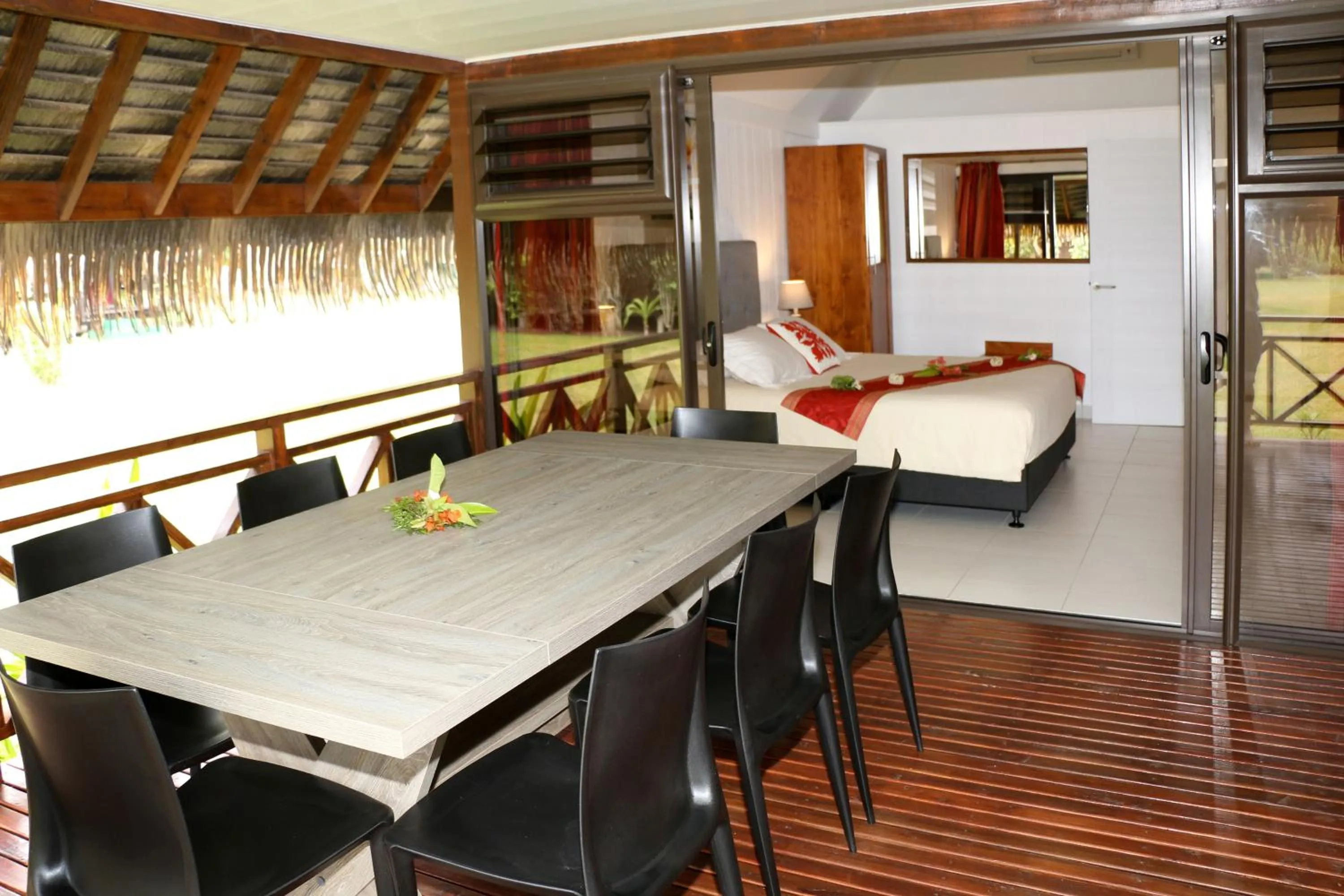 Patio in Hotel Hibiscus