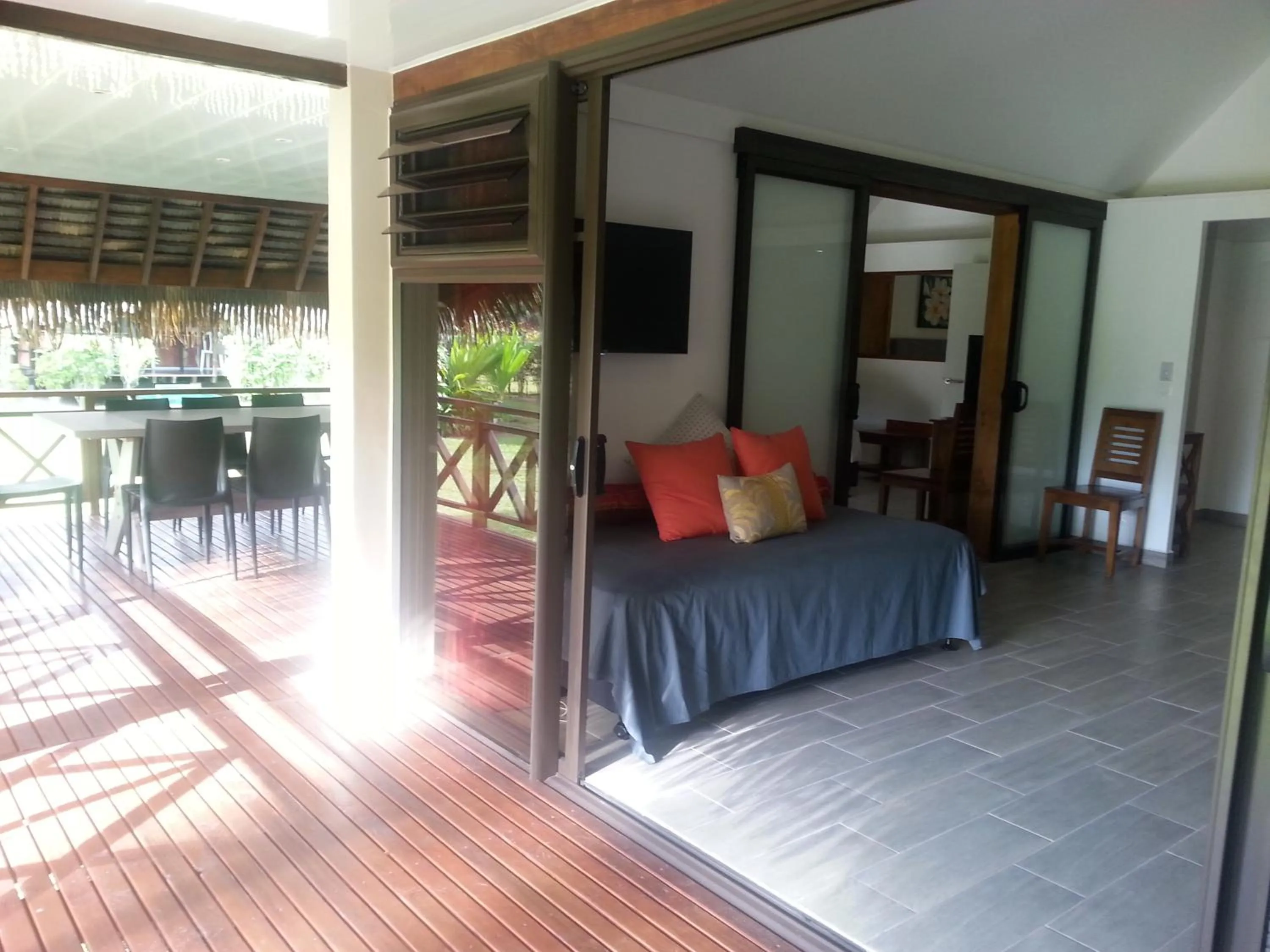 Patio in Hotel Hibiscus