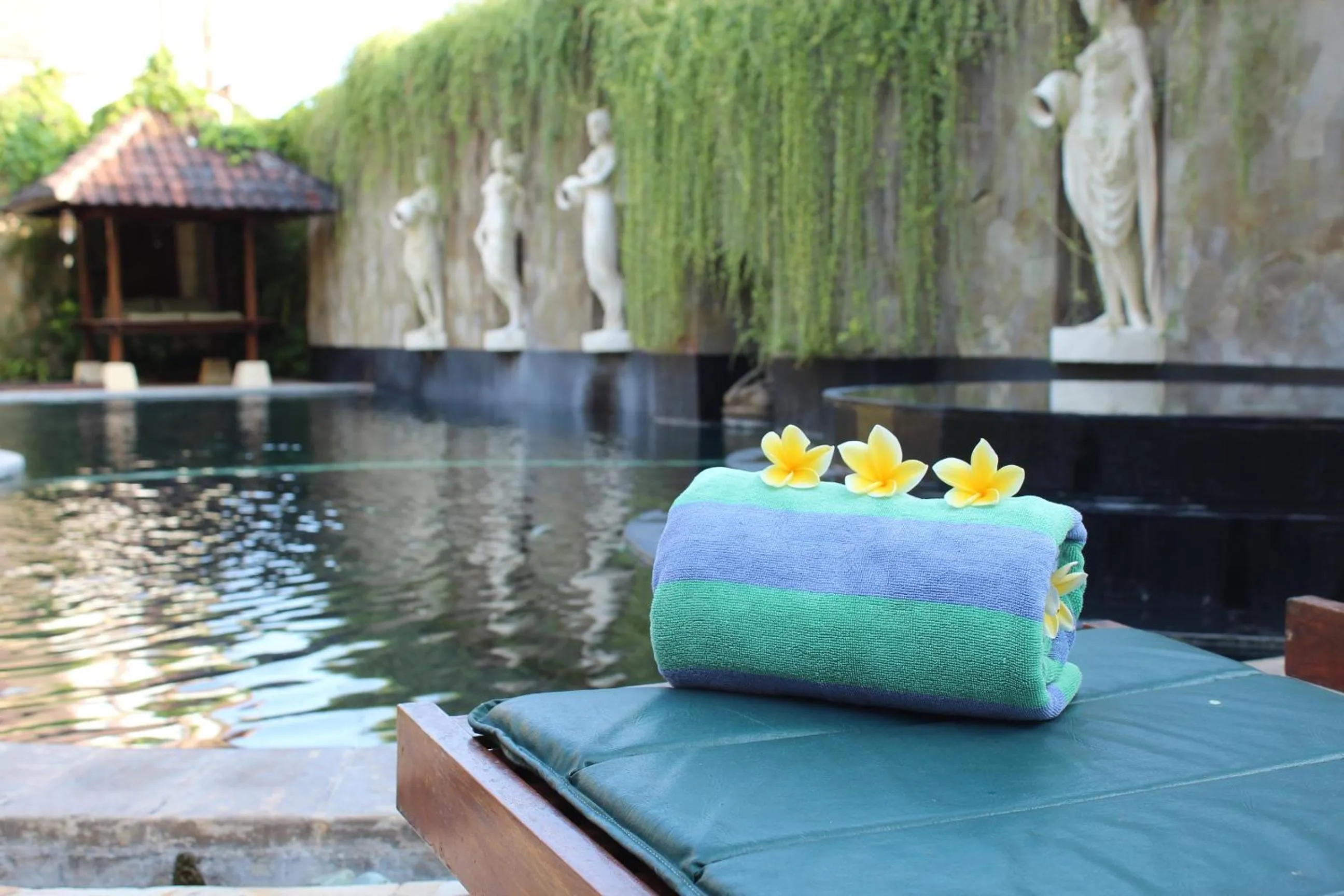 Pool view in Dewani Villa Resort