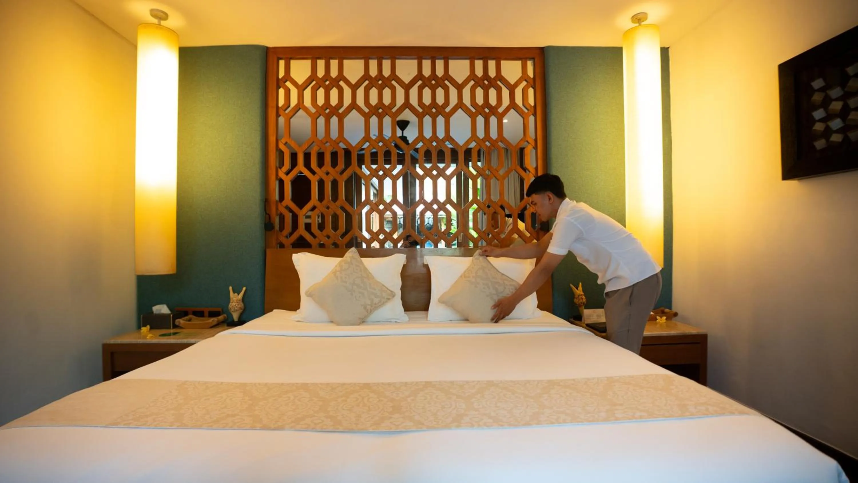 Bedroom, Bed in Maca Villas & Spa Bali