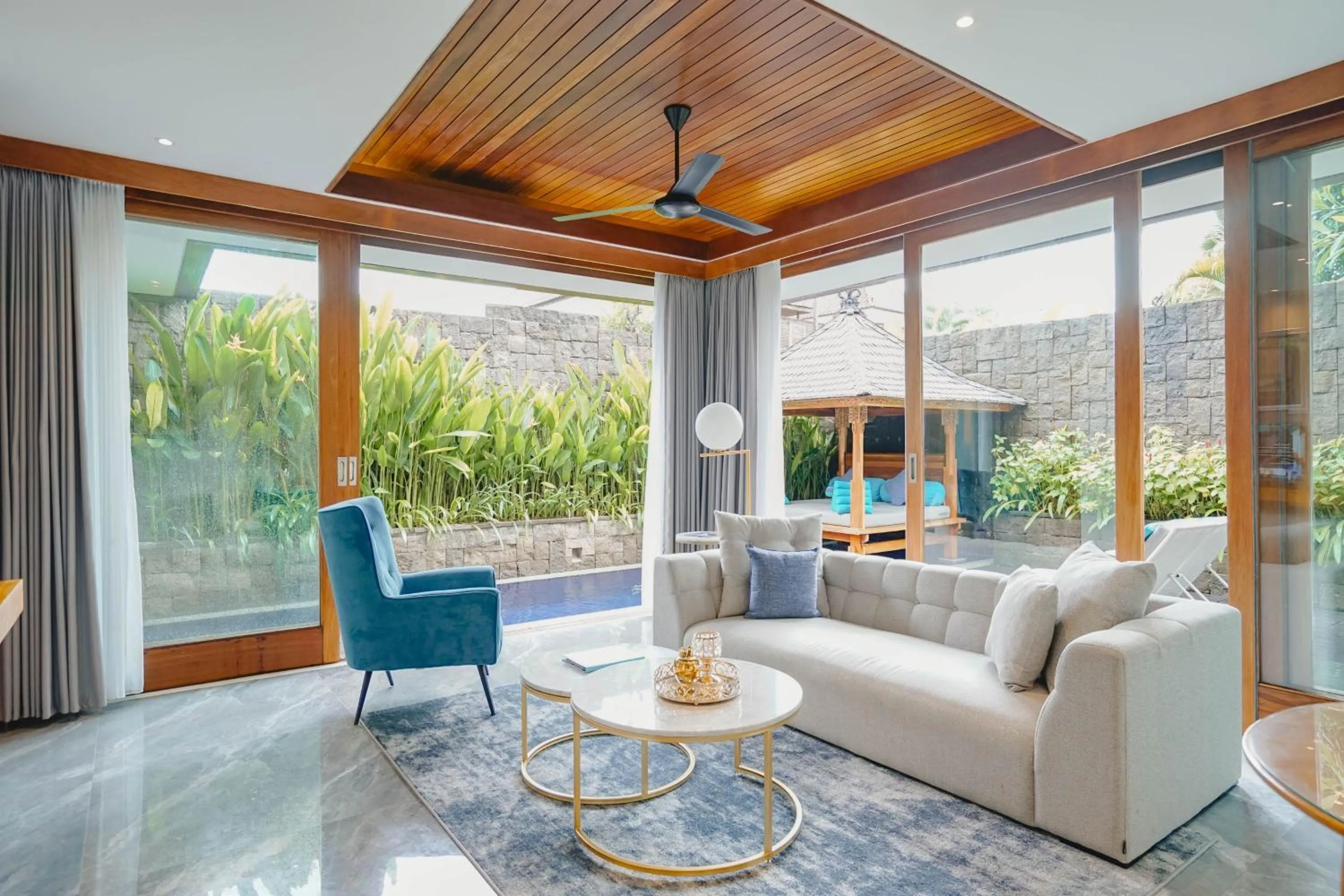 Living room in Maca Villas & Spa Bali