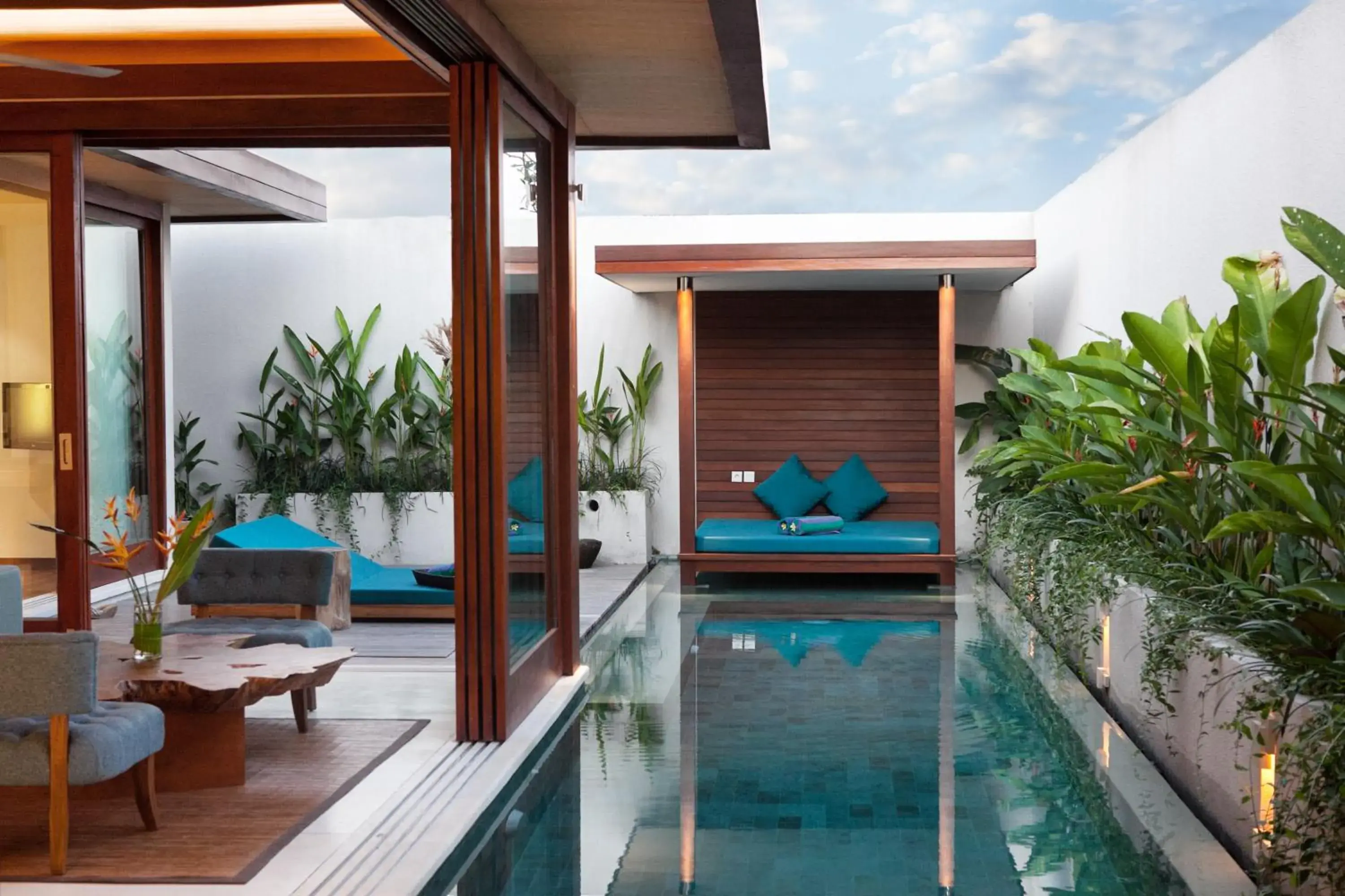 Swimming pool in Maca Villas & Spa Bali Swimming pool in Maca Villas & Spa Bali