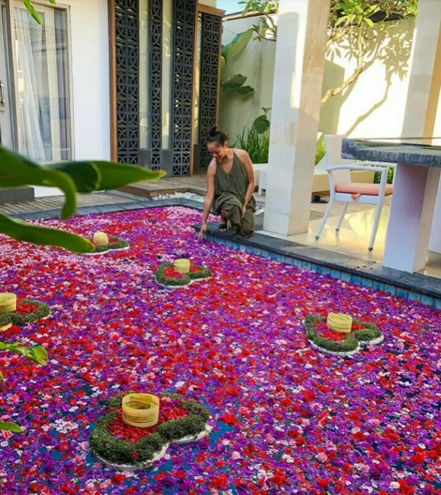 Swimming pool in The Tukad Villa Swimming pool in The Tukad Villa