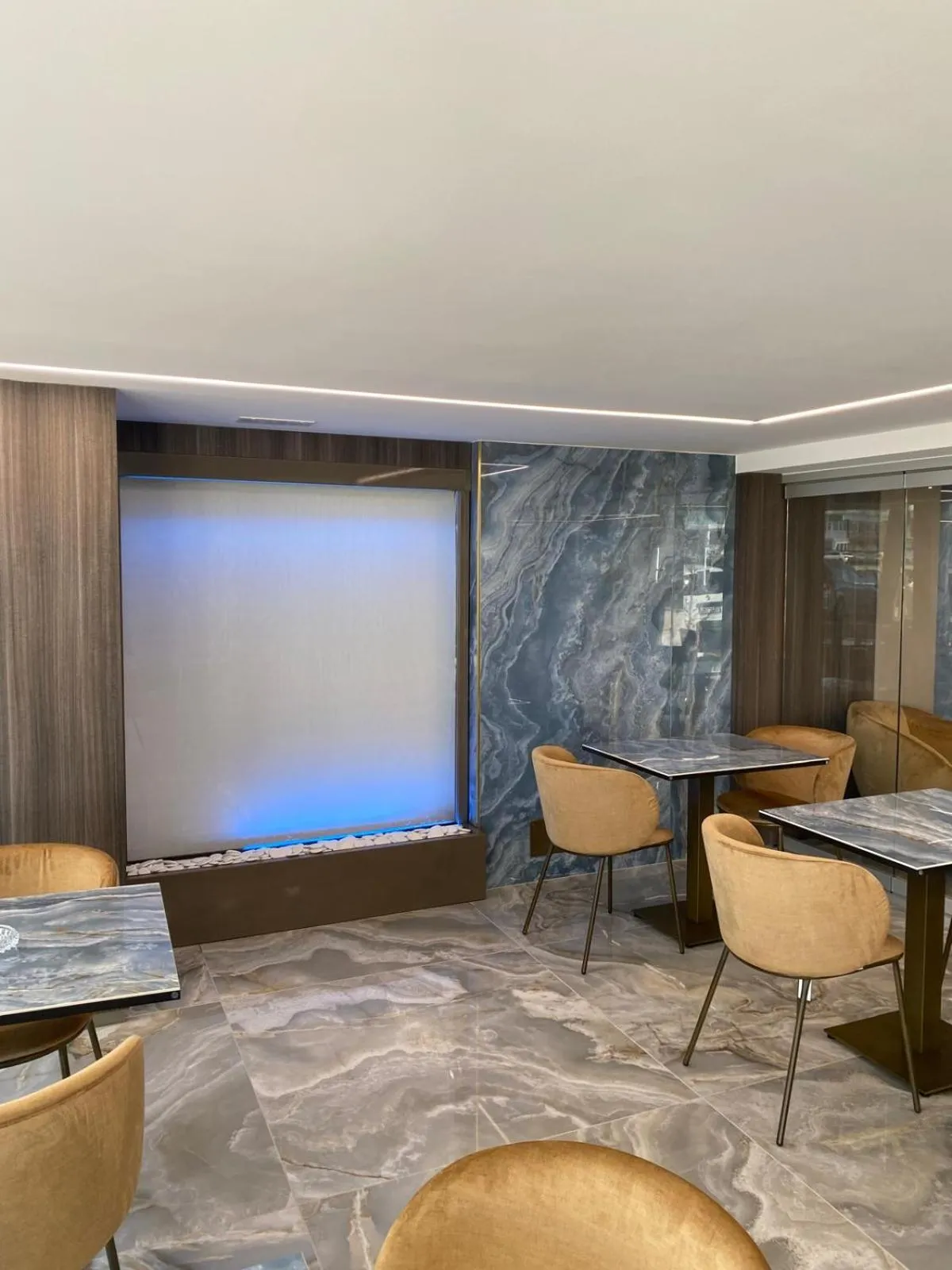 Seating area in Hotel Serena