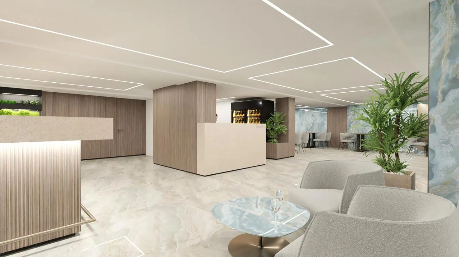 Lobby or reception in Hotel Serena