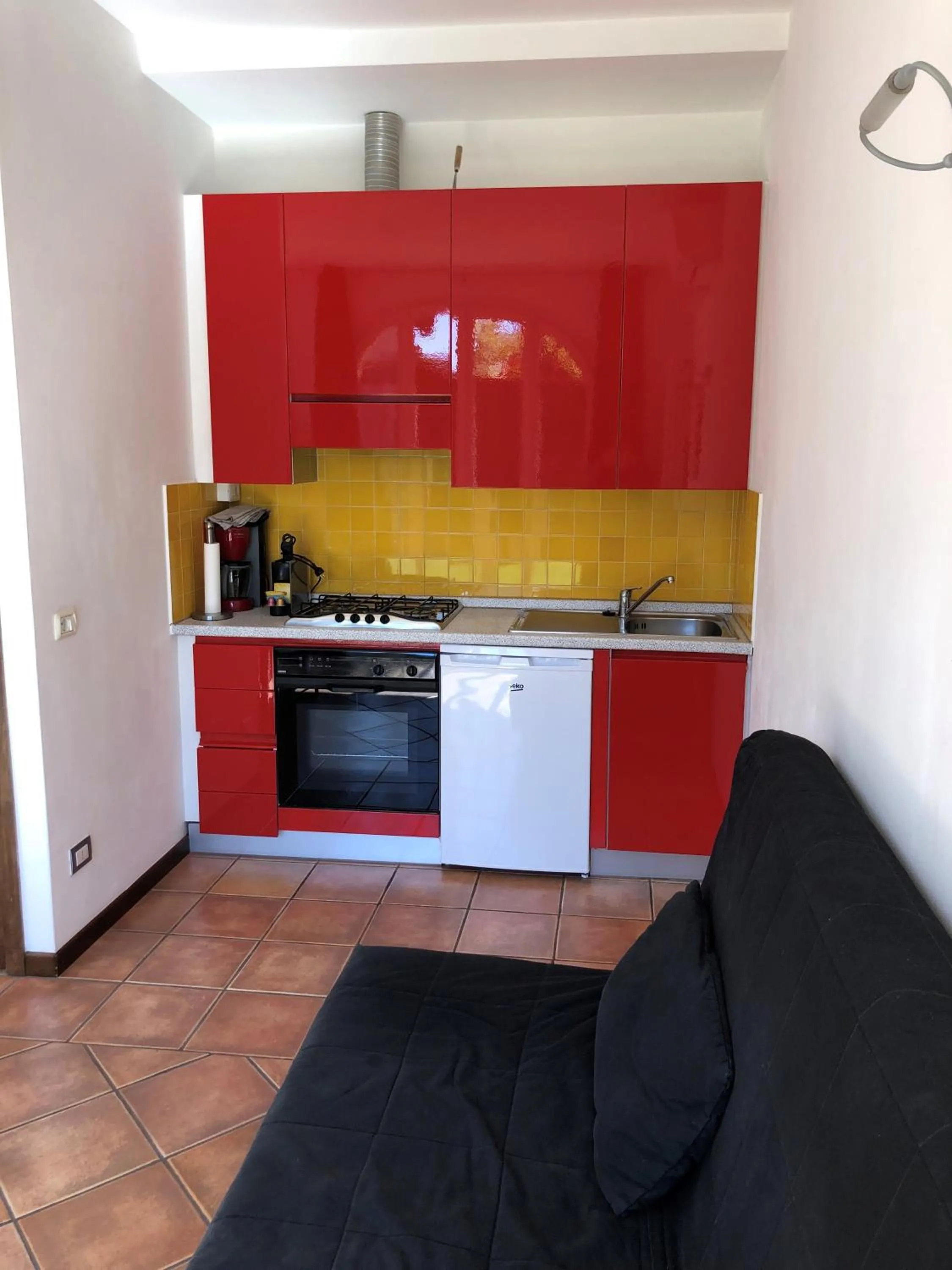 Kitchen or kitchenette in Appartamenti Ferrari Residence