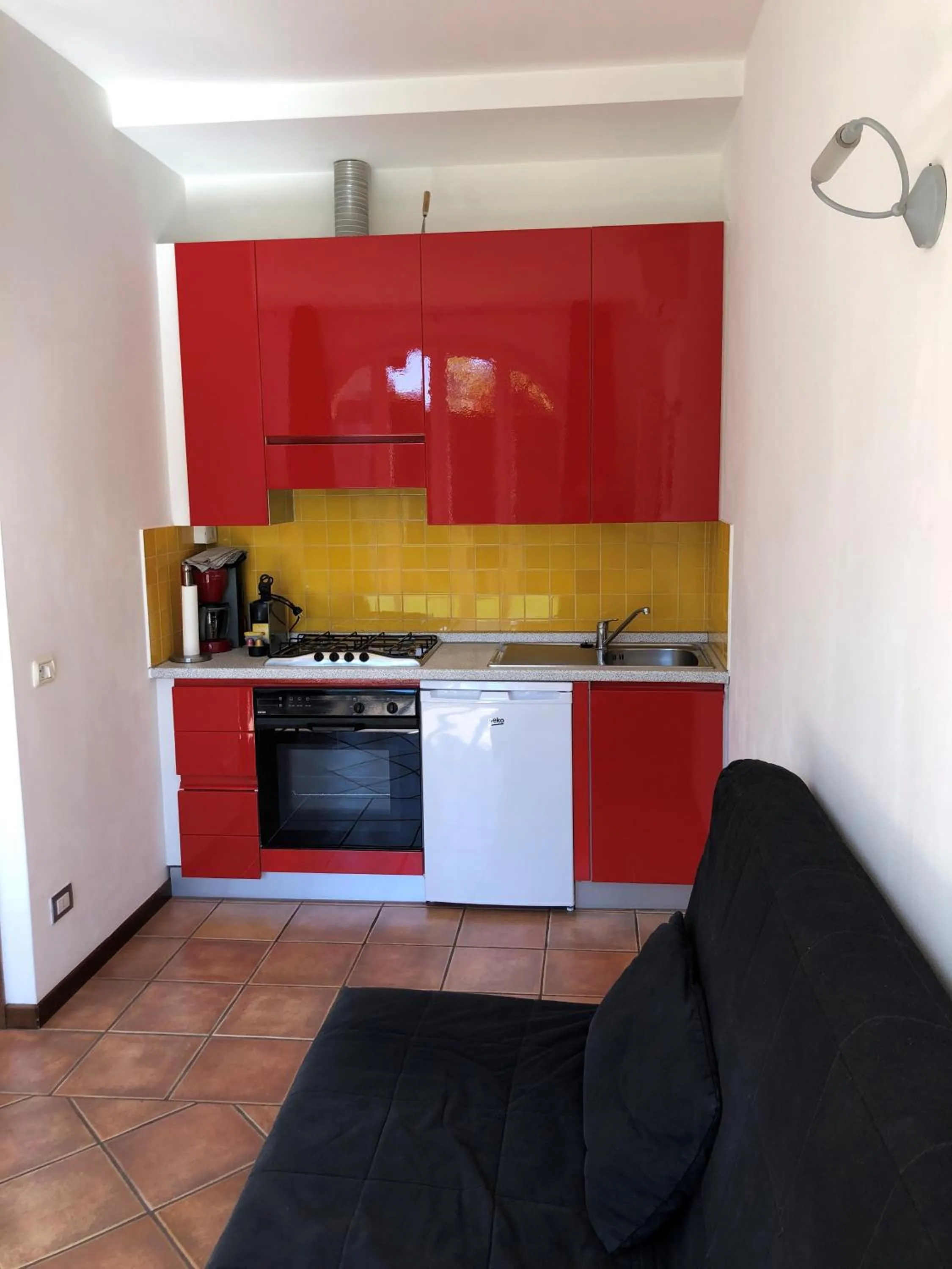 Kitchen or kitchenette in Appartamenti Ferrari Residence