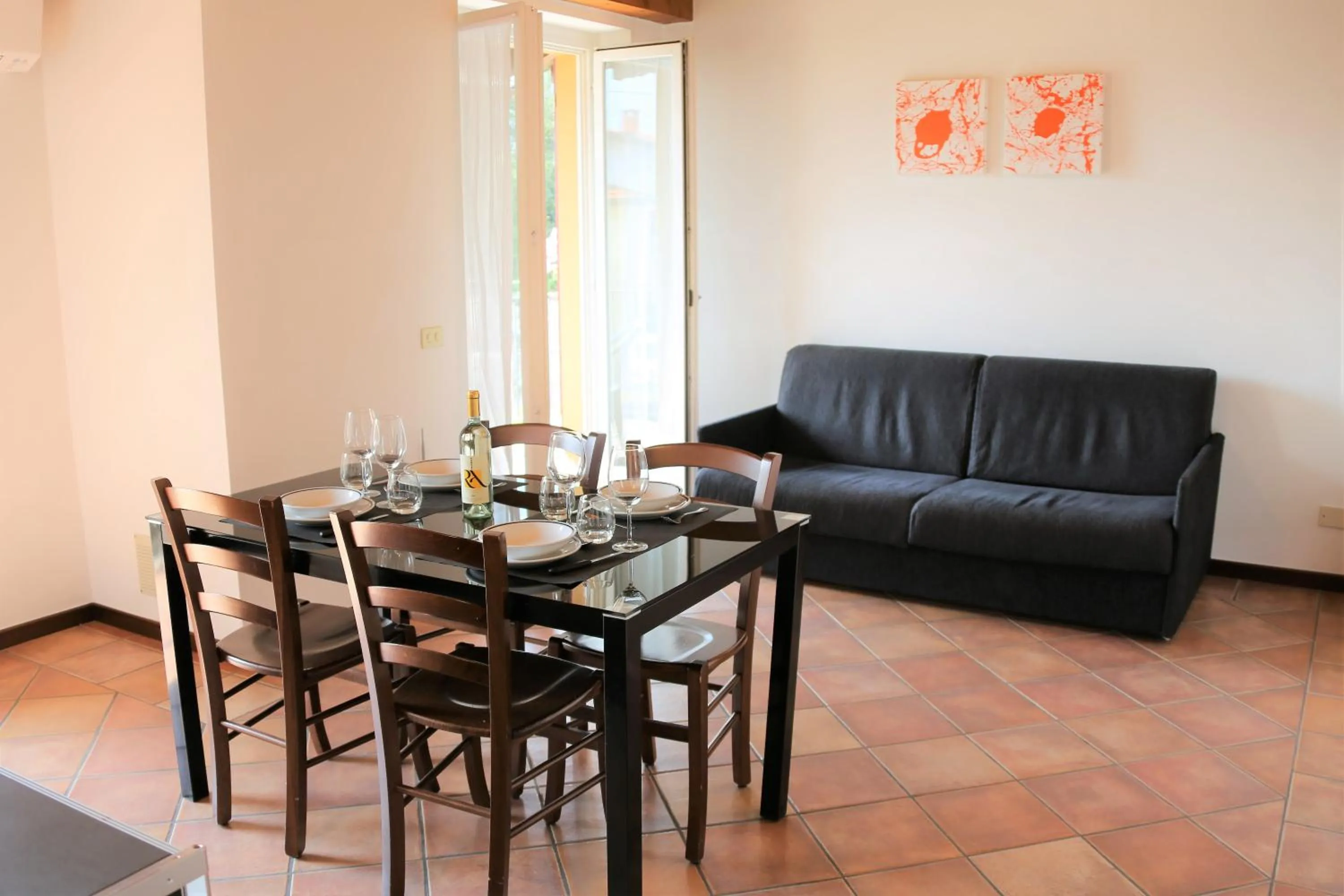 Seating area in Appartamenti Ferrari Residence