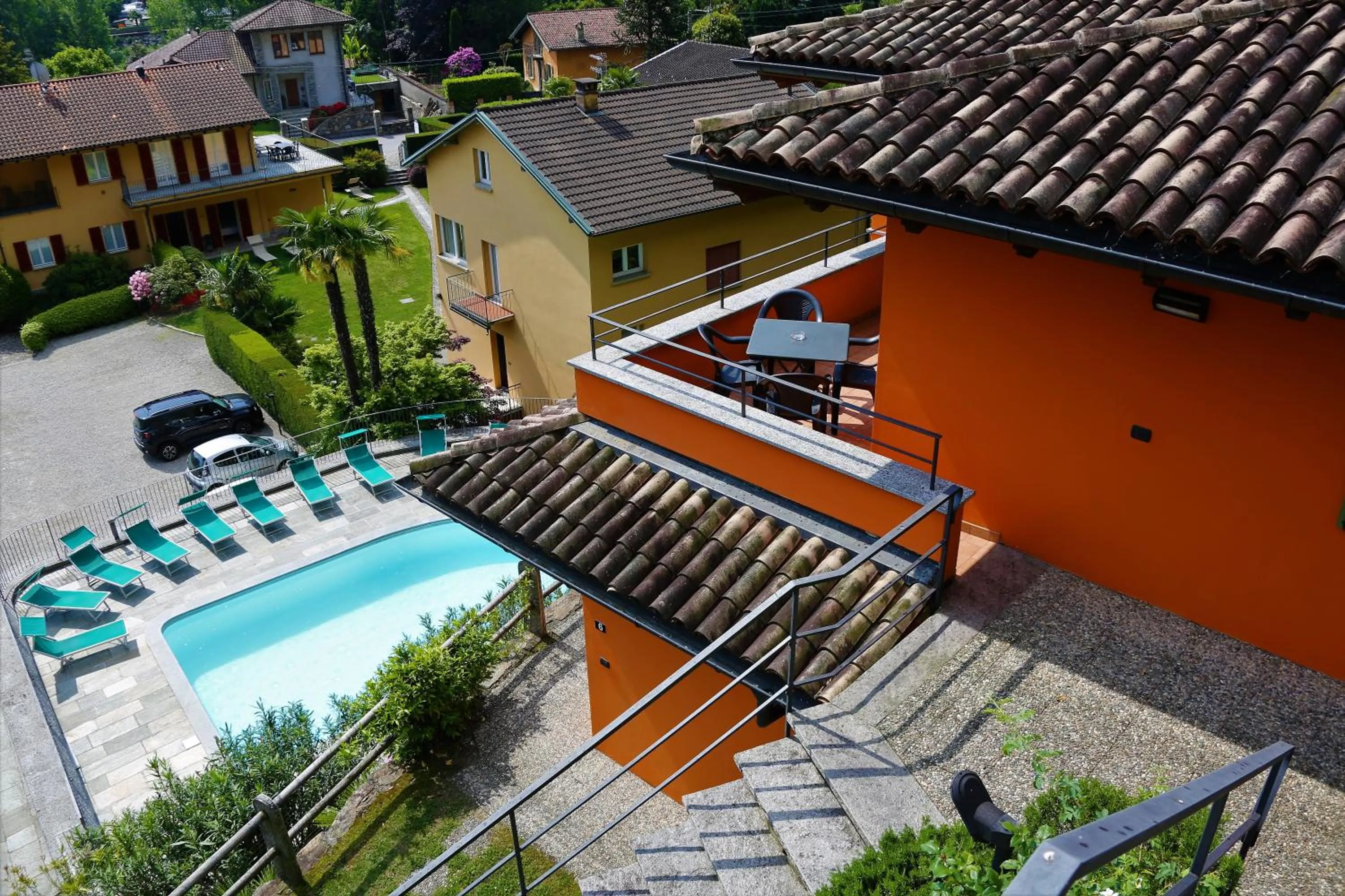 Pool view in Appartamenti Ferrari Residence