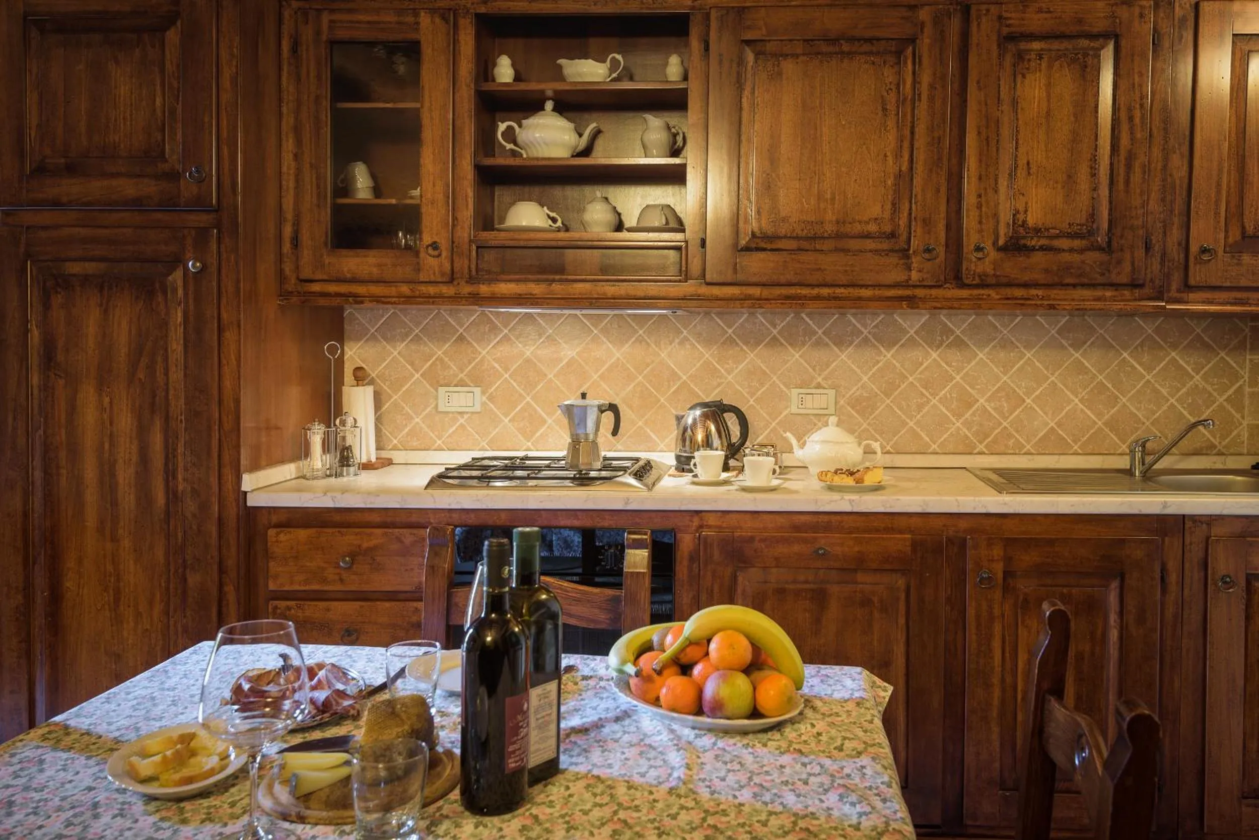 Kitchen or kitchenette in Agriturismo Il Macchione