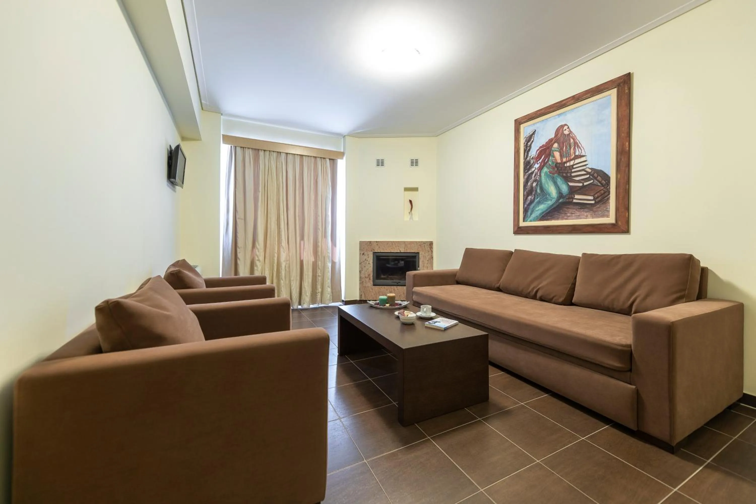 Living room in Thermios Apollon