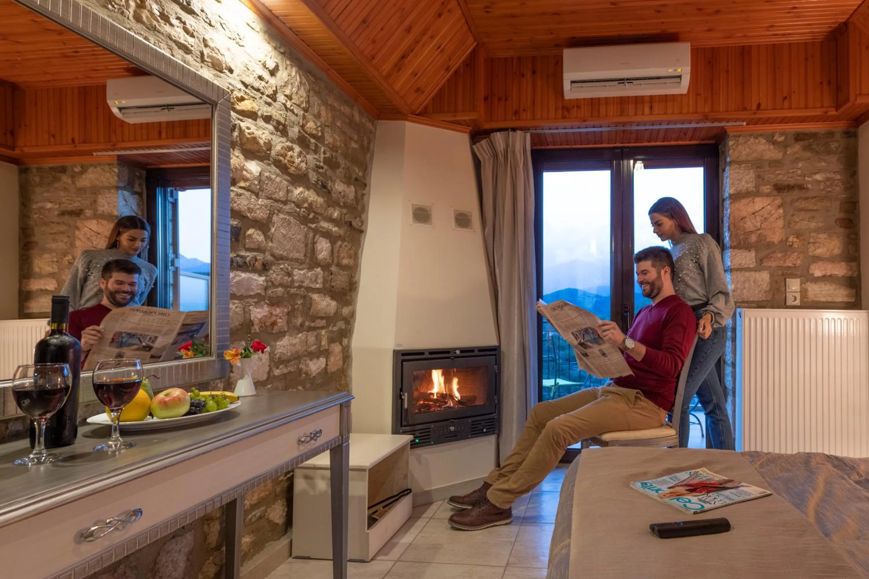 Bedroom in Thermios Apollon