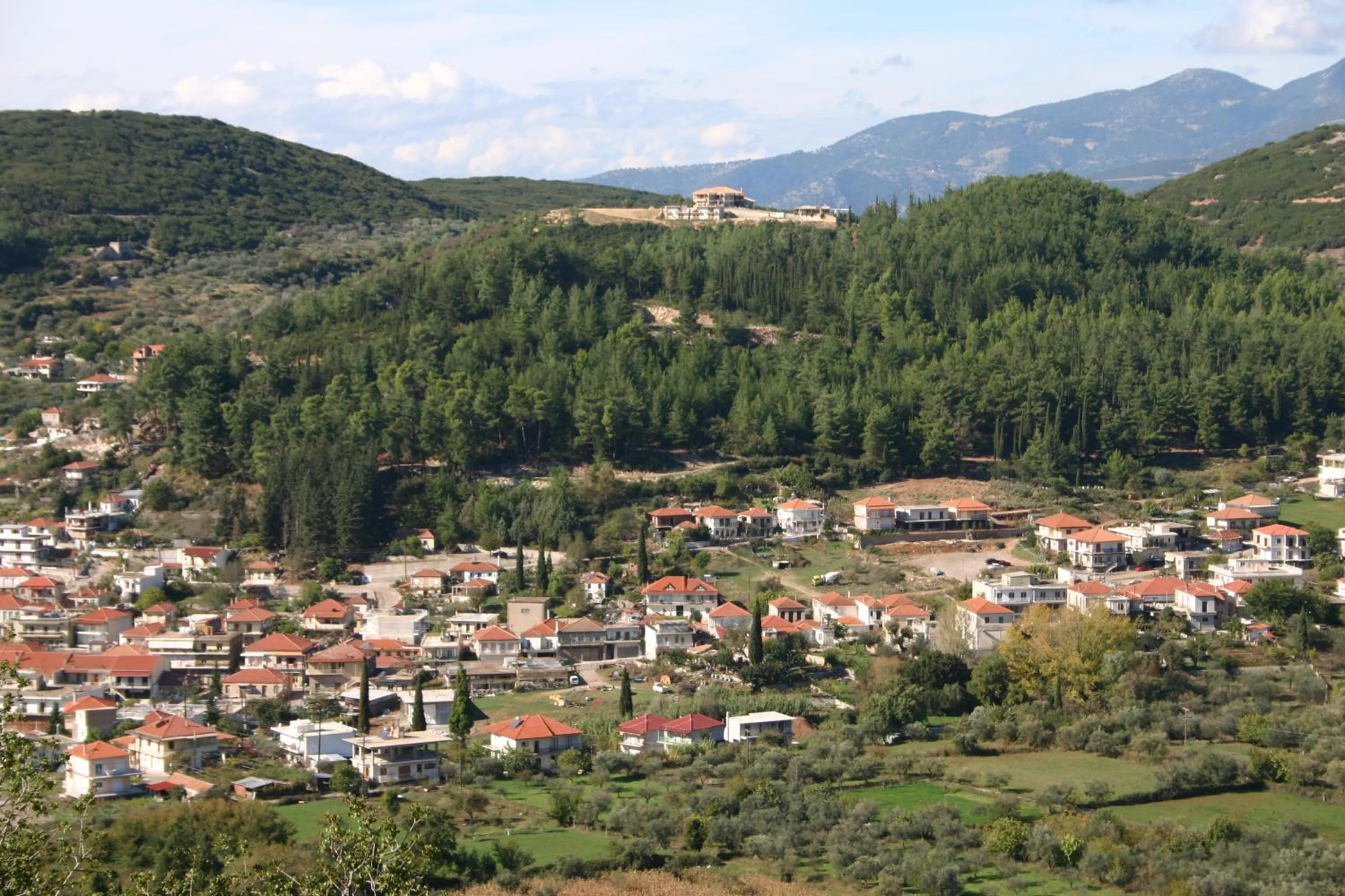 Bird's eye view in Thermios Apollon