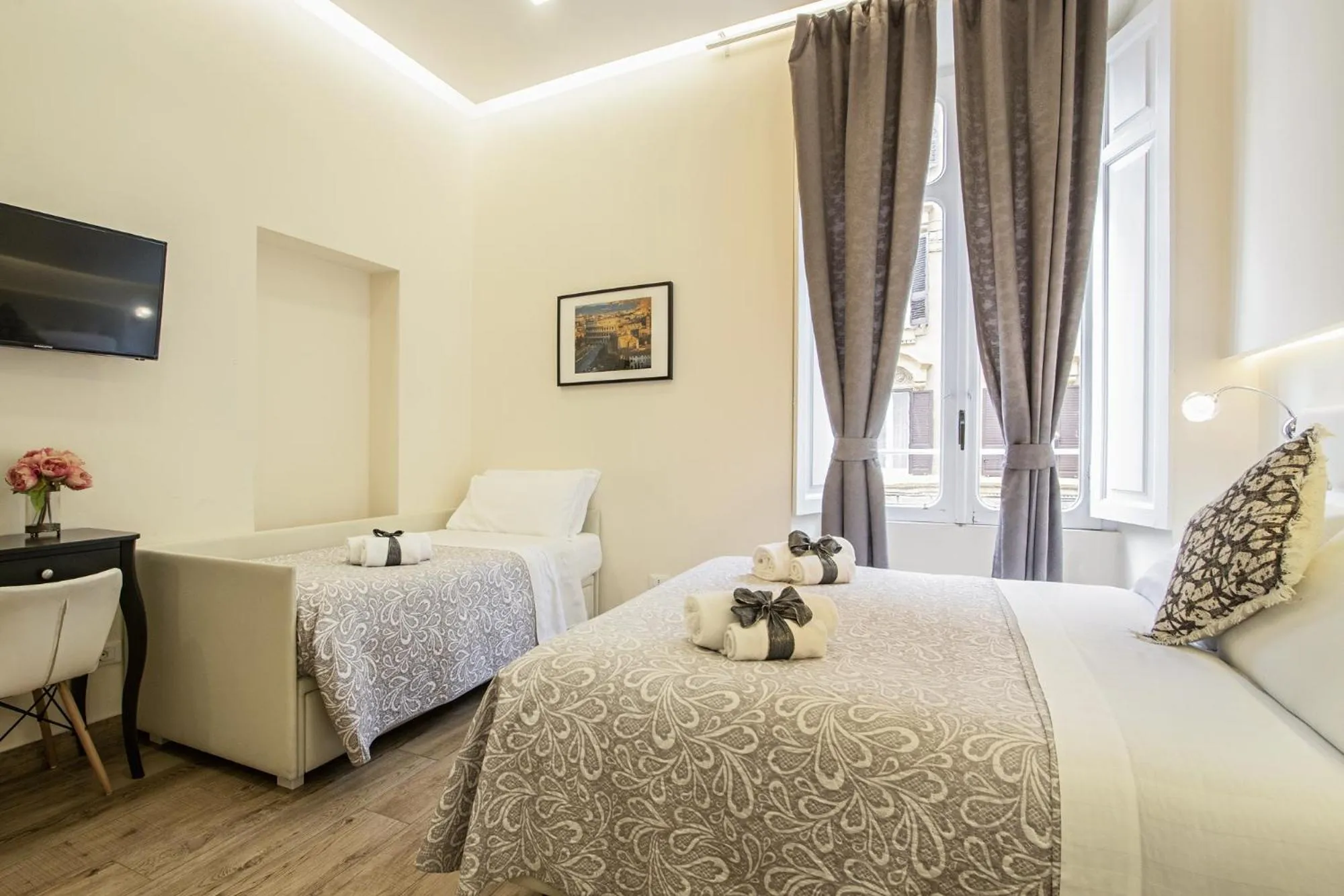 Bedroom, Bed in Quiriti Vatican Relais