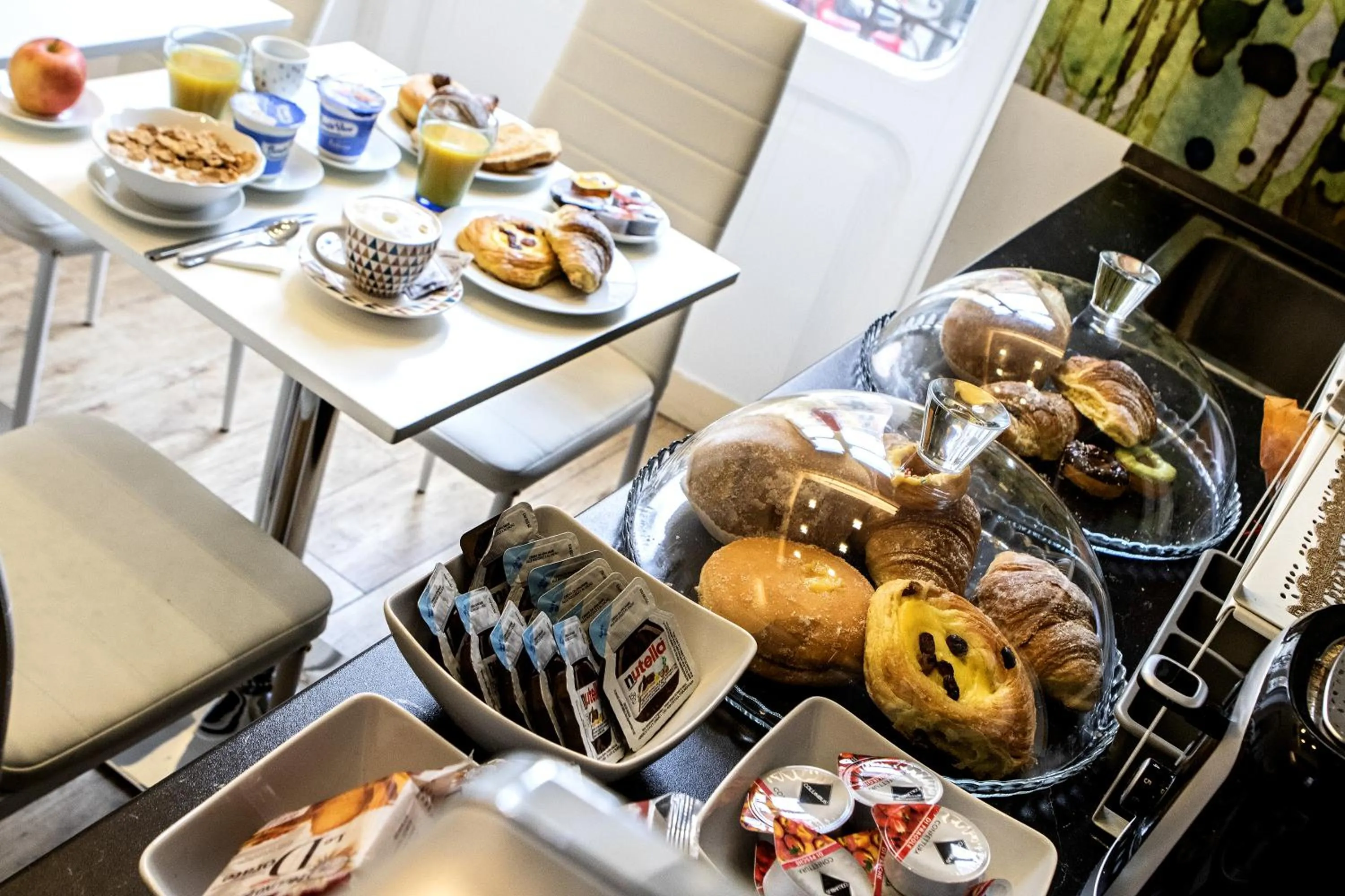 Continental breakfast in Quiriti Vatican Relais