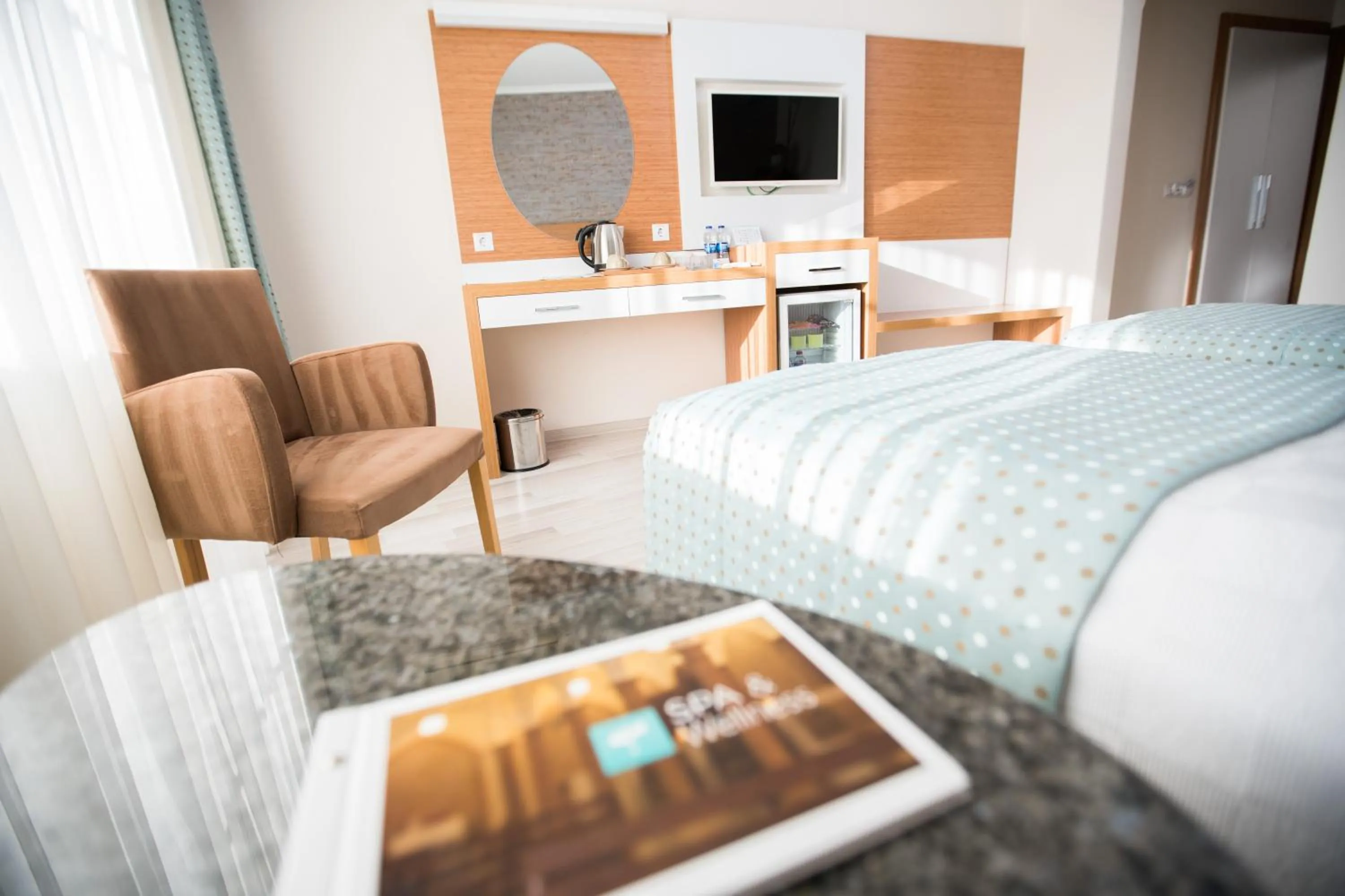 Bedroom, Bed in Afyon Orucoglu Thermal Resort