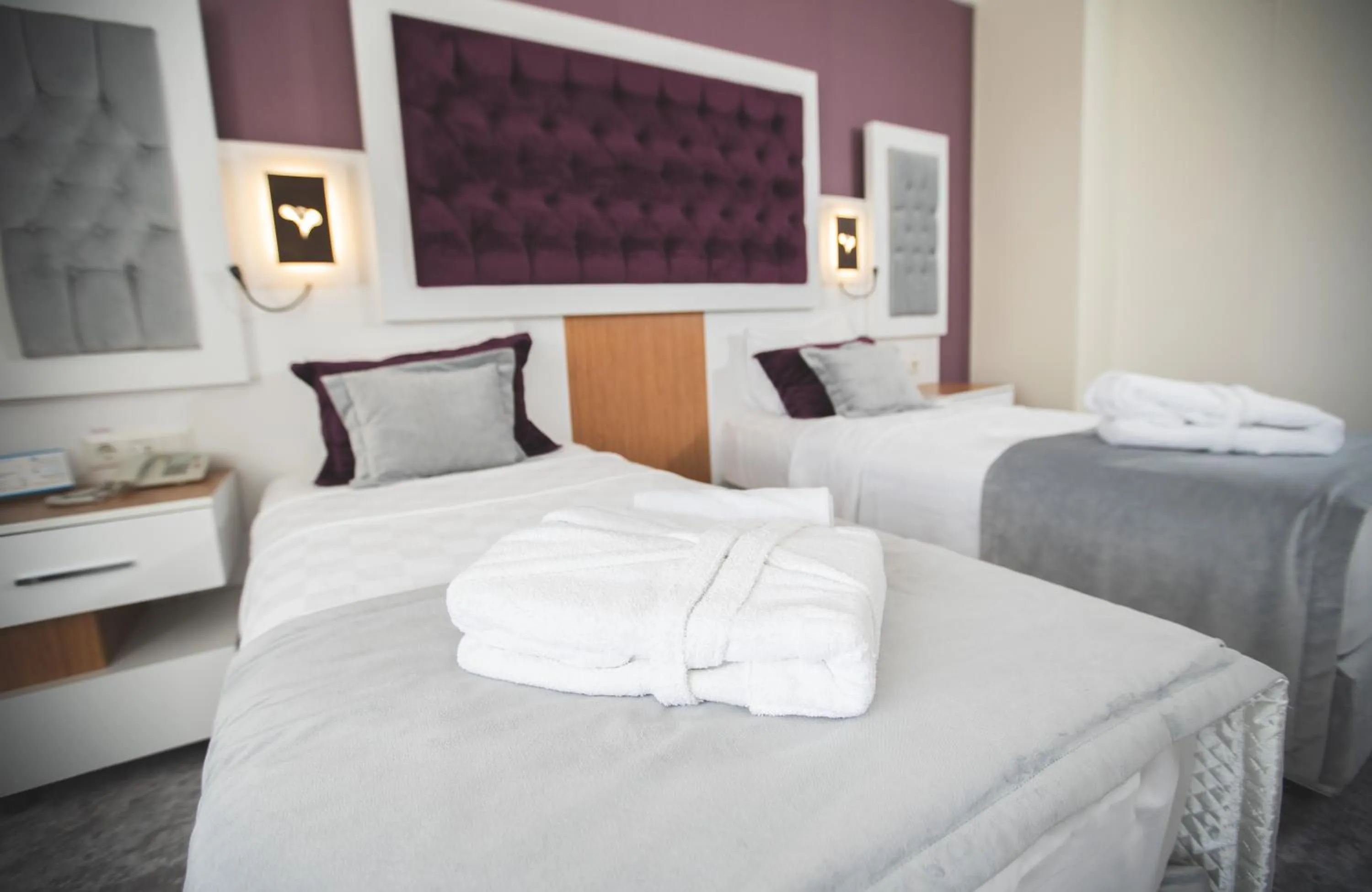 Bed in Afyon Orucoglu Thermal Resort