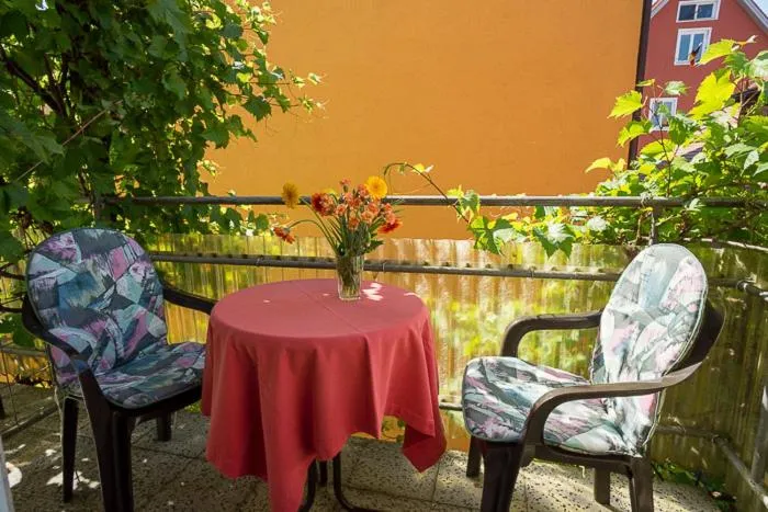 Balcony/Terrace in Hotel Möve garni