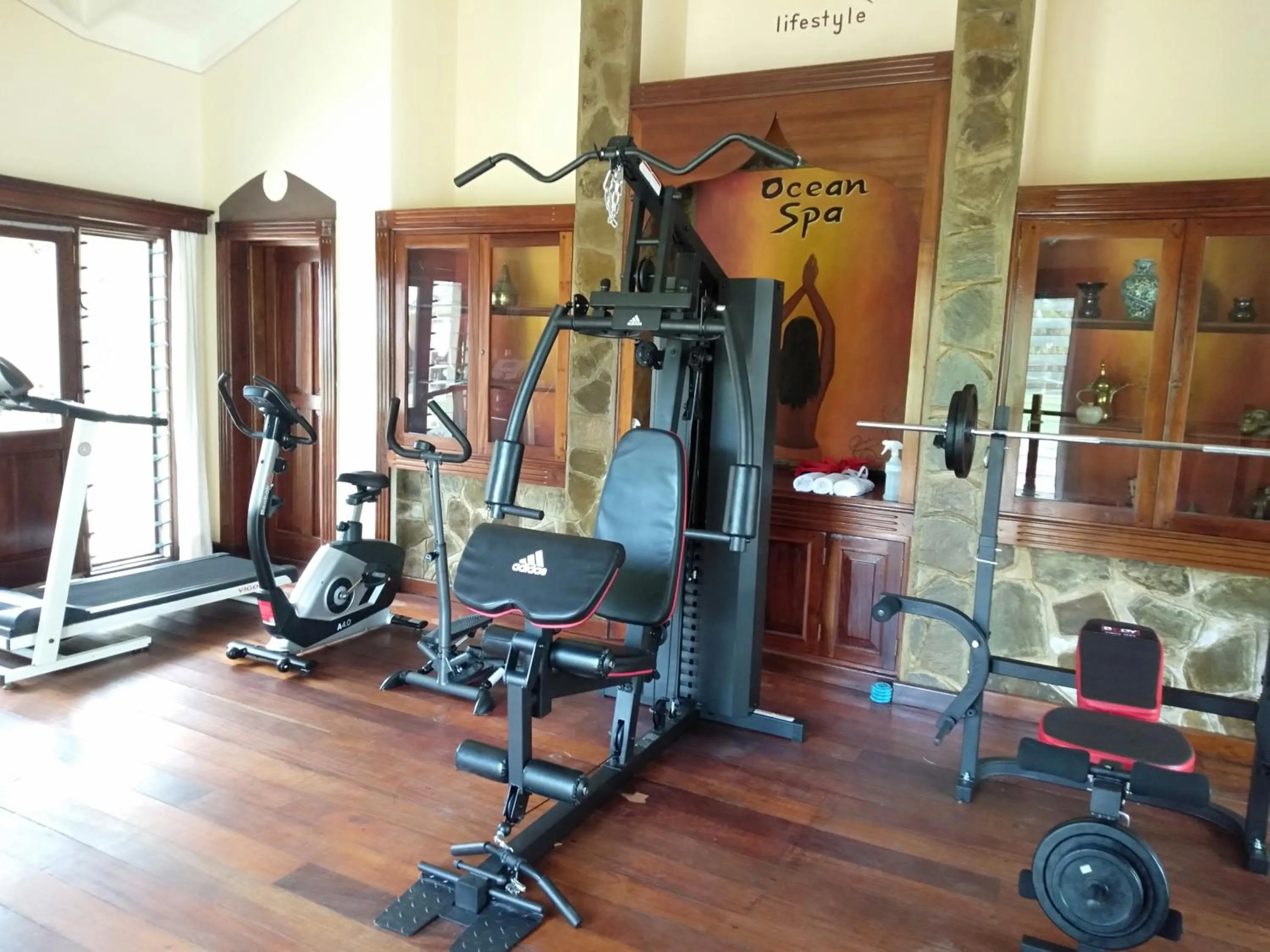 Fitness centre/facilities in Ocean Beach Resort & SPA